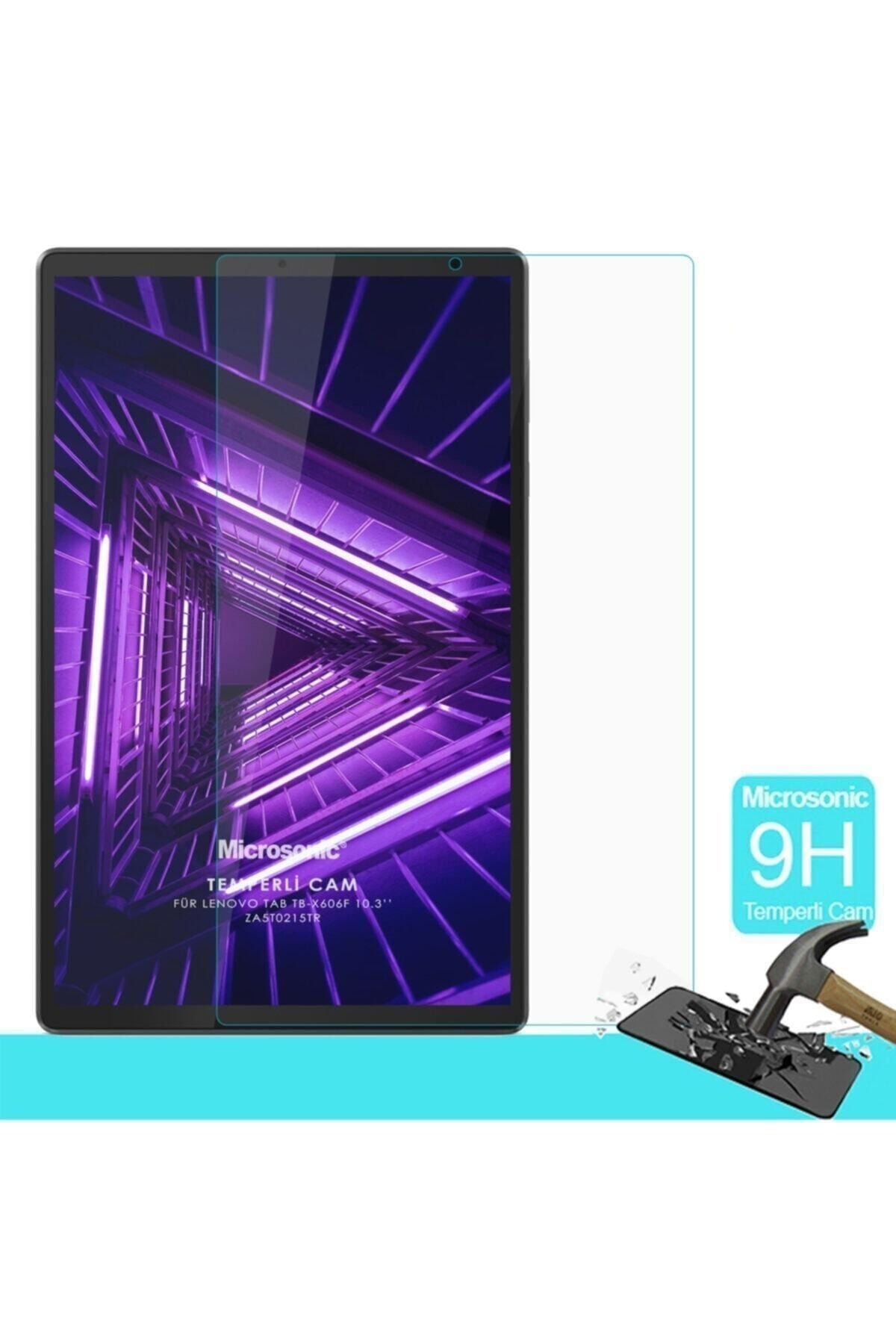 Lenovo Tab M10 Plus Tb-x606f 10.3"Za5t0215tr Compatible Tempered Glass Screen Protector