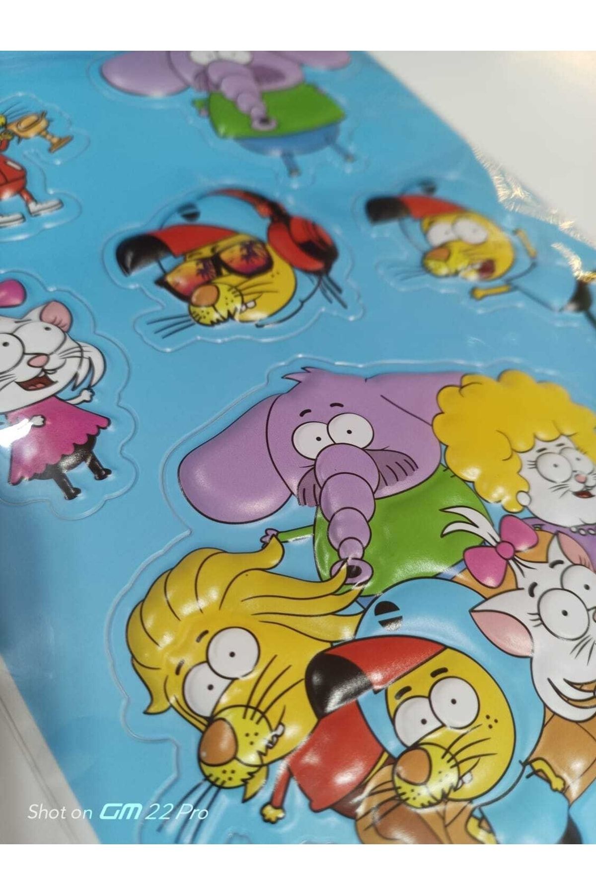 Cem-2Pcs A4 Size Embossed Stickers 5