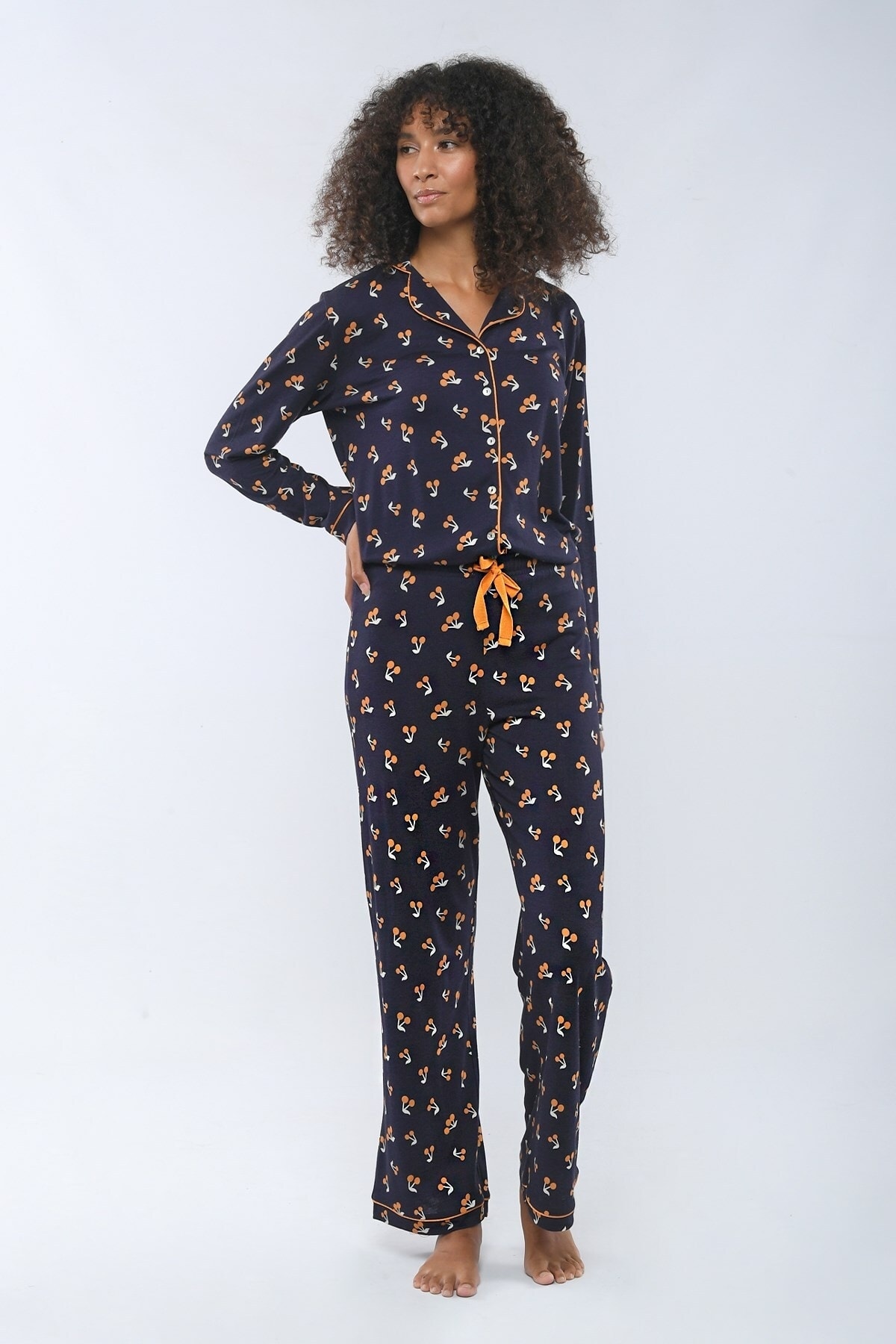 Katia&Bony Pyjama Dunkelblau Print Fast ausverkauft