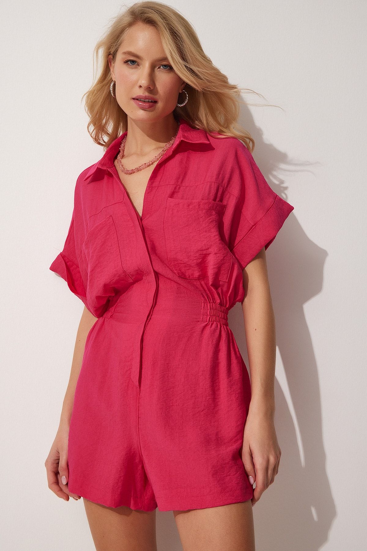 Pink deals romper womens