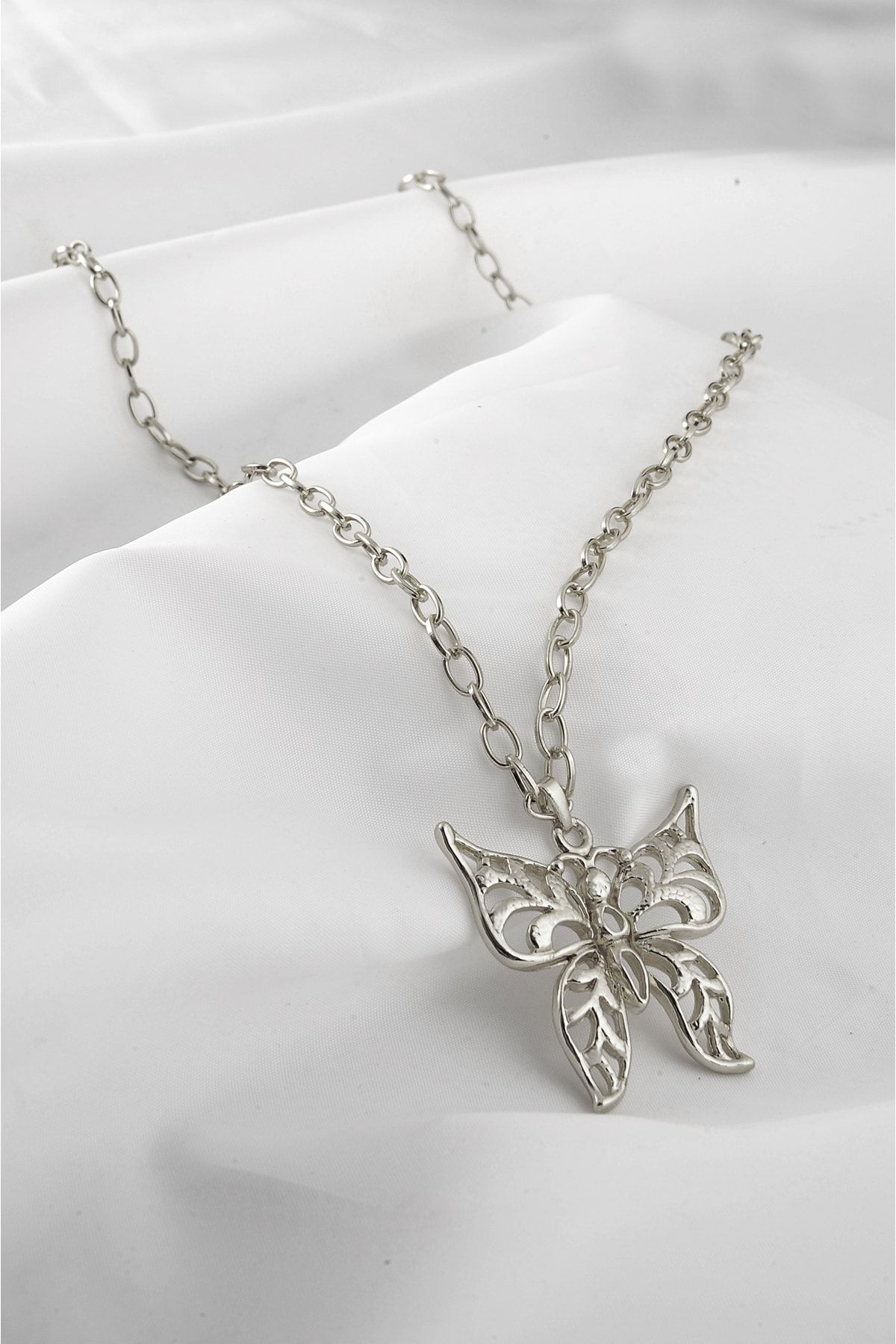 Silver store butterfly jewelry