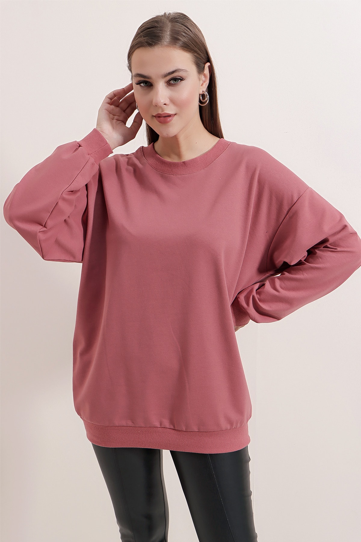Pattaya Sweatshirt Rosa Oversized