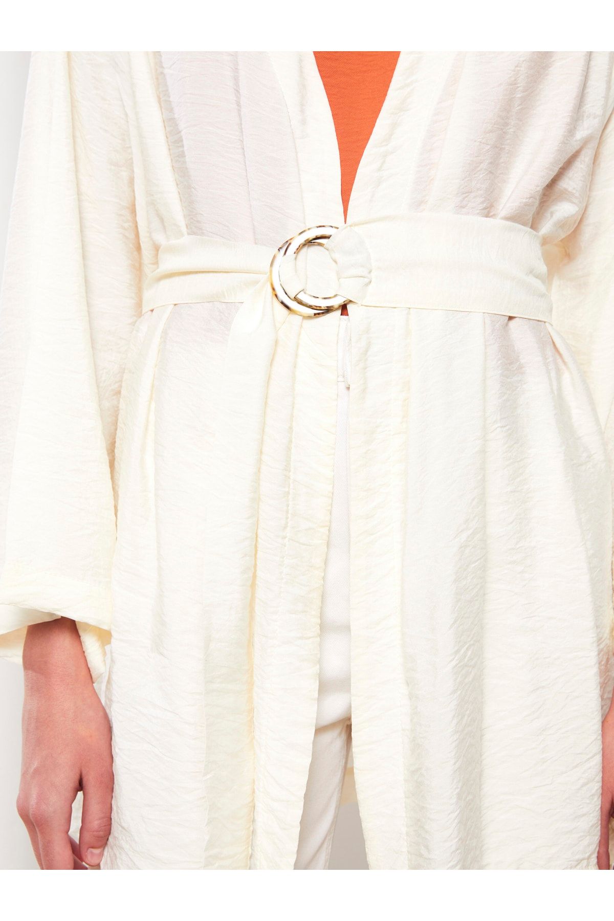 Şal Yaka Düz Kadın Kimono