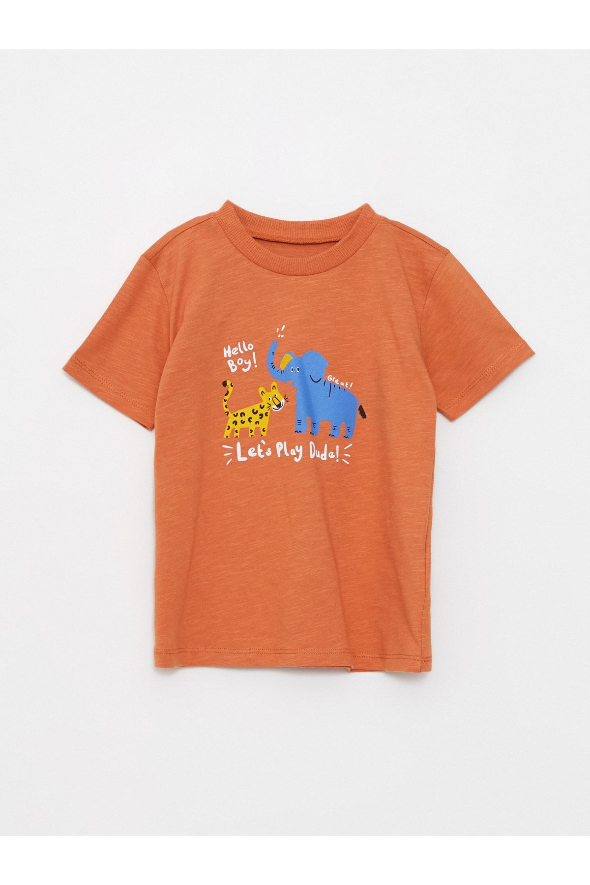 LC Waikiki T-Shirt Orange Regular Fit