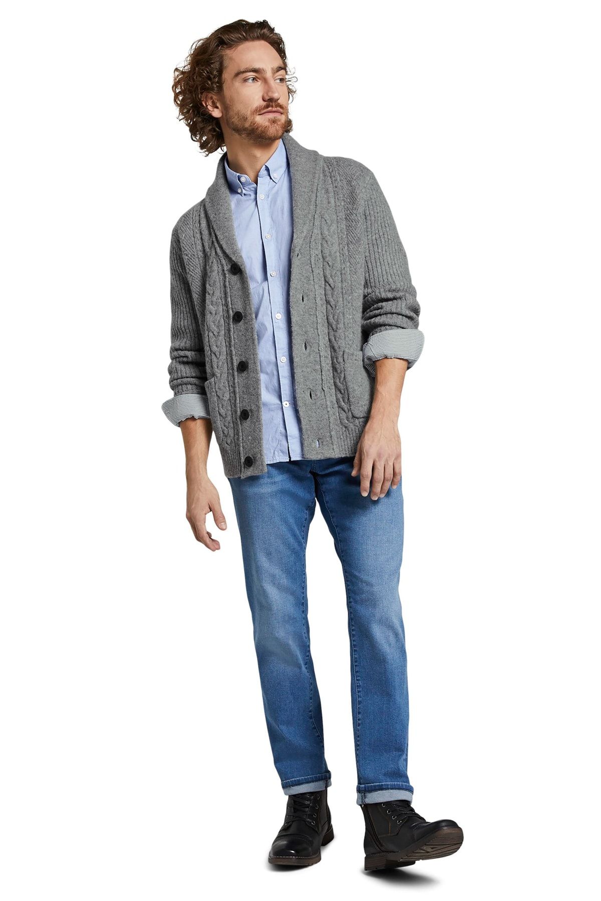 Tom Tailor Hemd Blau Regular Fit