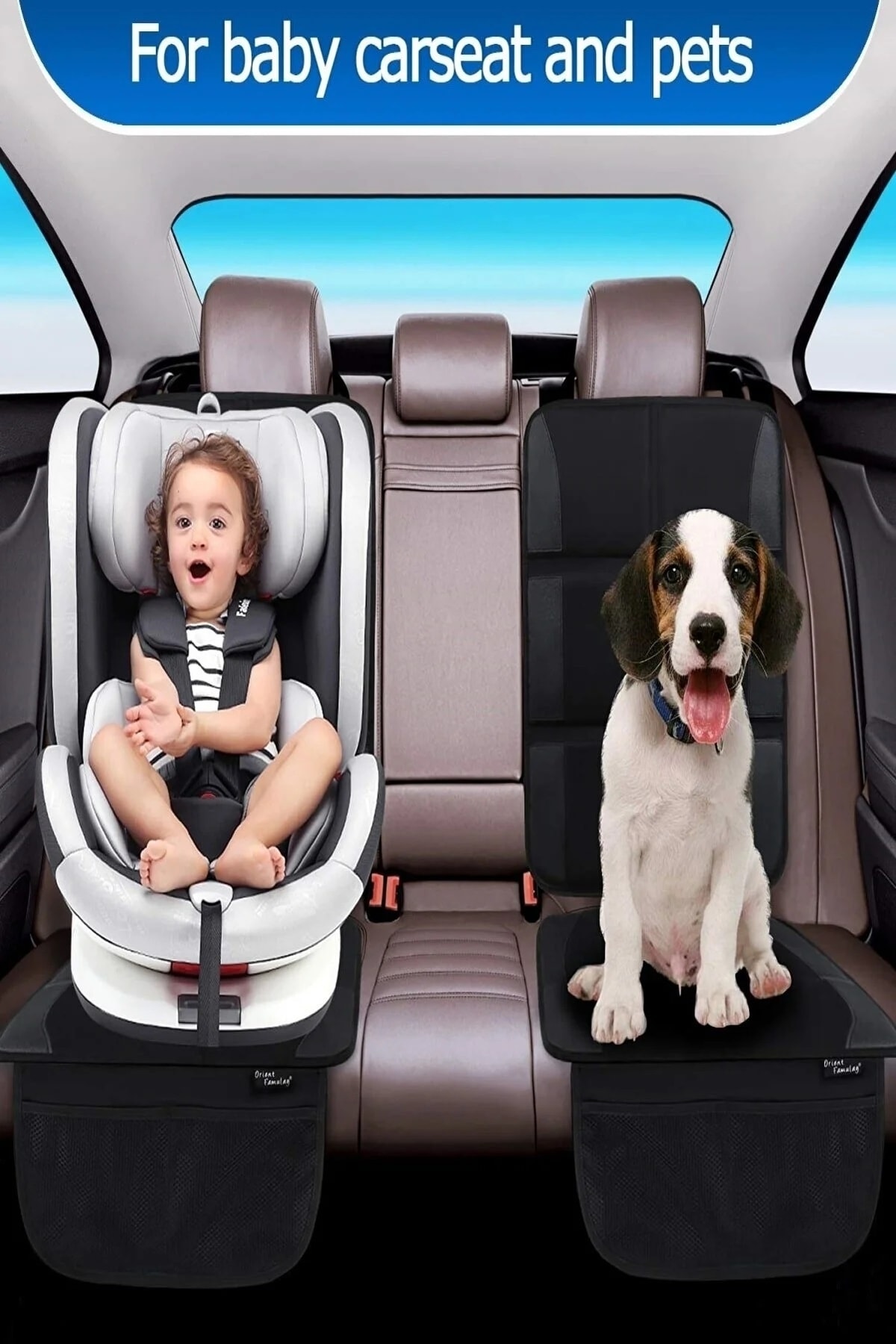 Genel Markalar Isofix Girişli Oto Çocuk Koltuğu Koruyucu Oto Kılıfı Ana Kucağı Puset Koruma Koltuk Minderi fotoğrafı 5 (önizleme)