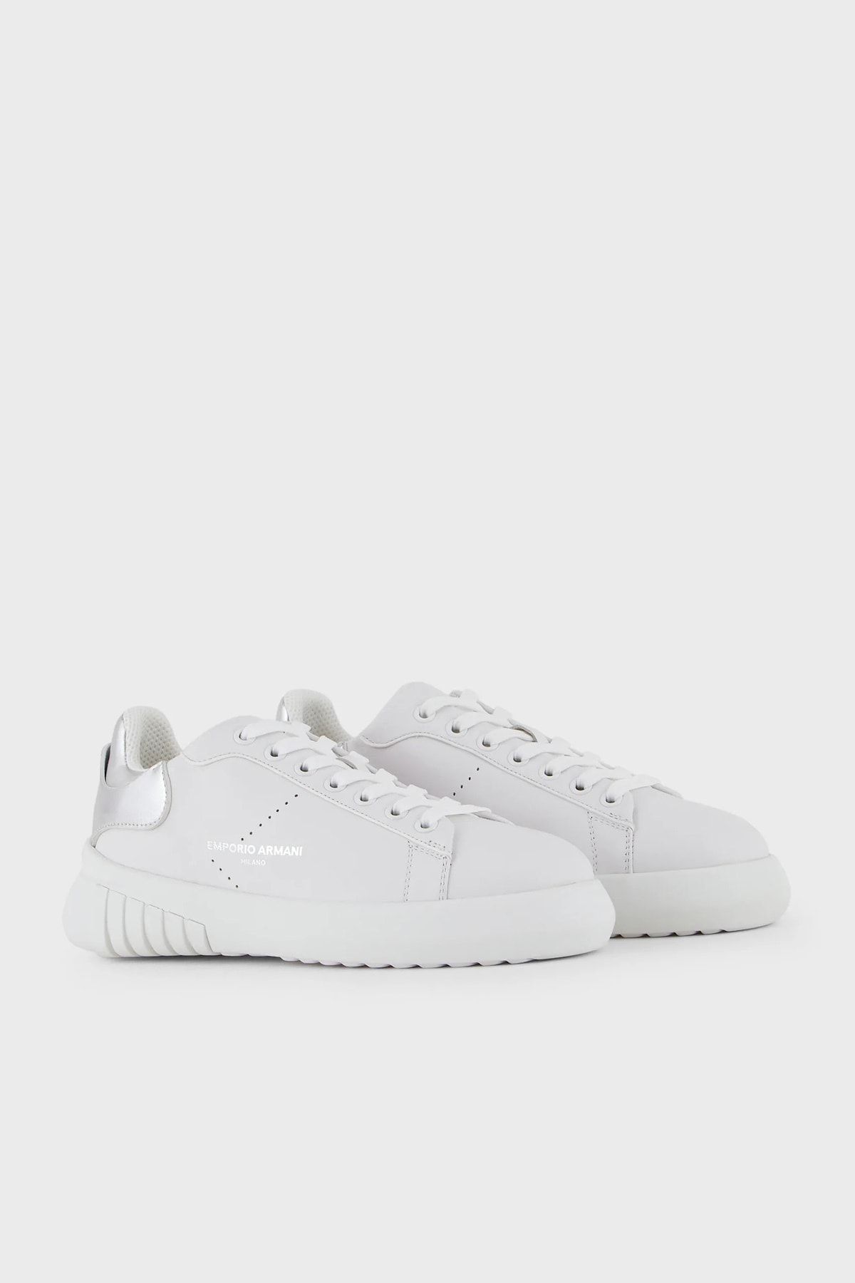 کفش کتانی چرم اصل X3x187 Xn850 M696 Emporio Armani