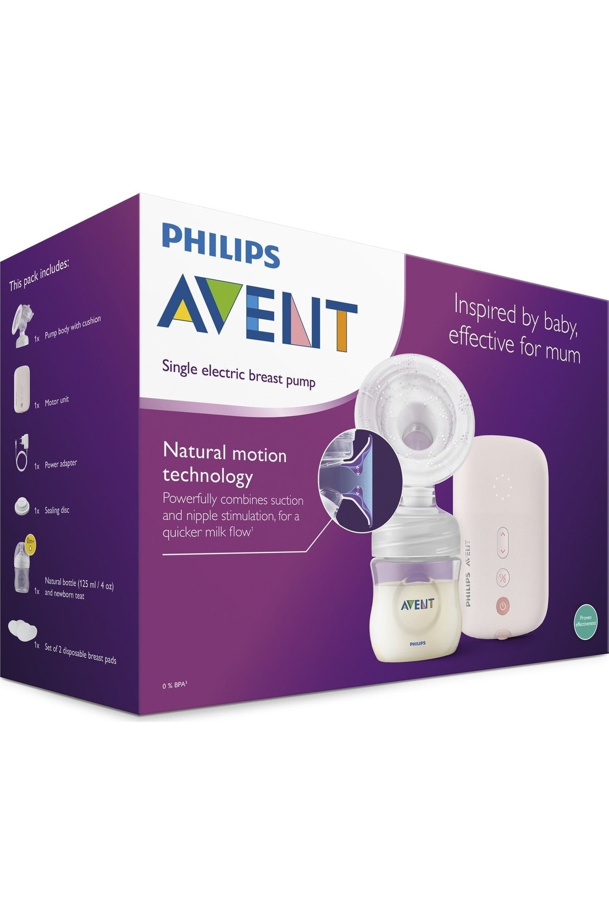 Philips Avent Tekli Elektronik Göğüs Pompası fotoğrafı 3 (önizleme)