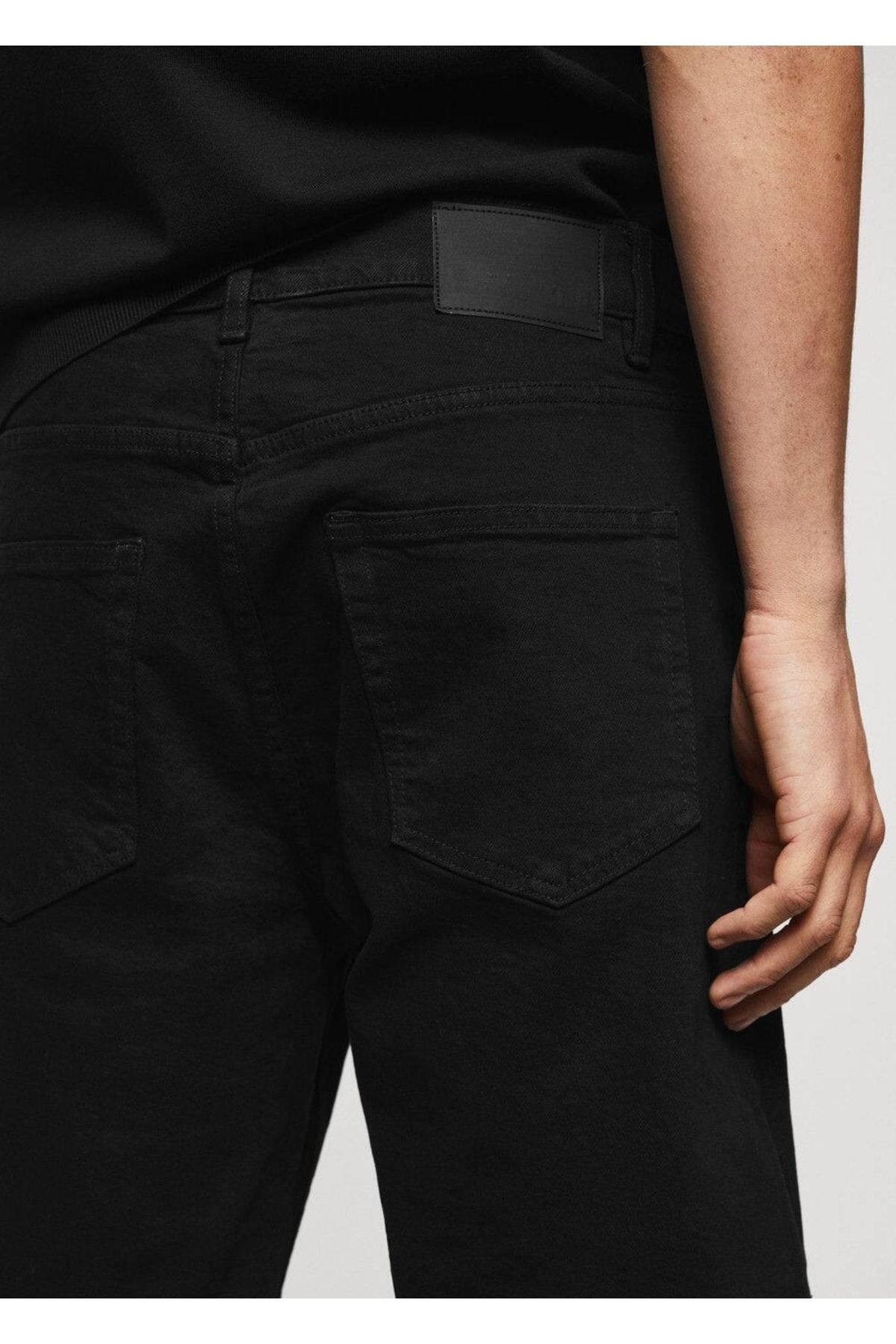 MANGO Man-Džínové bermudy Regular Fit 5