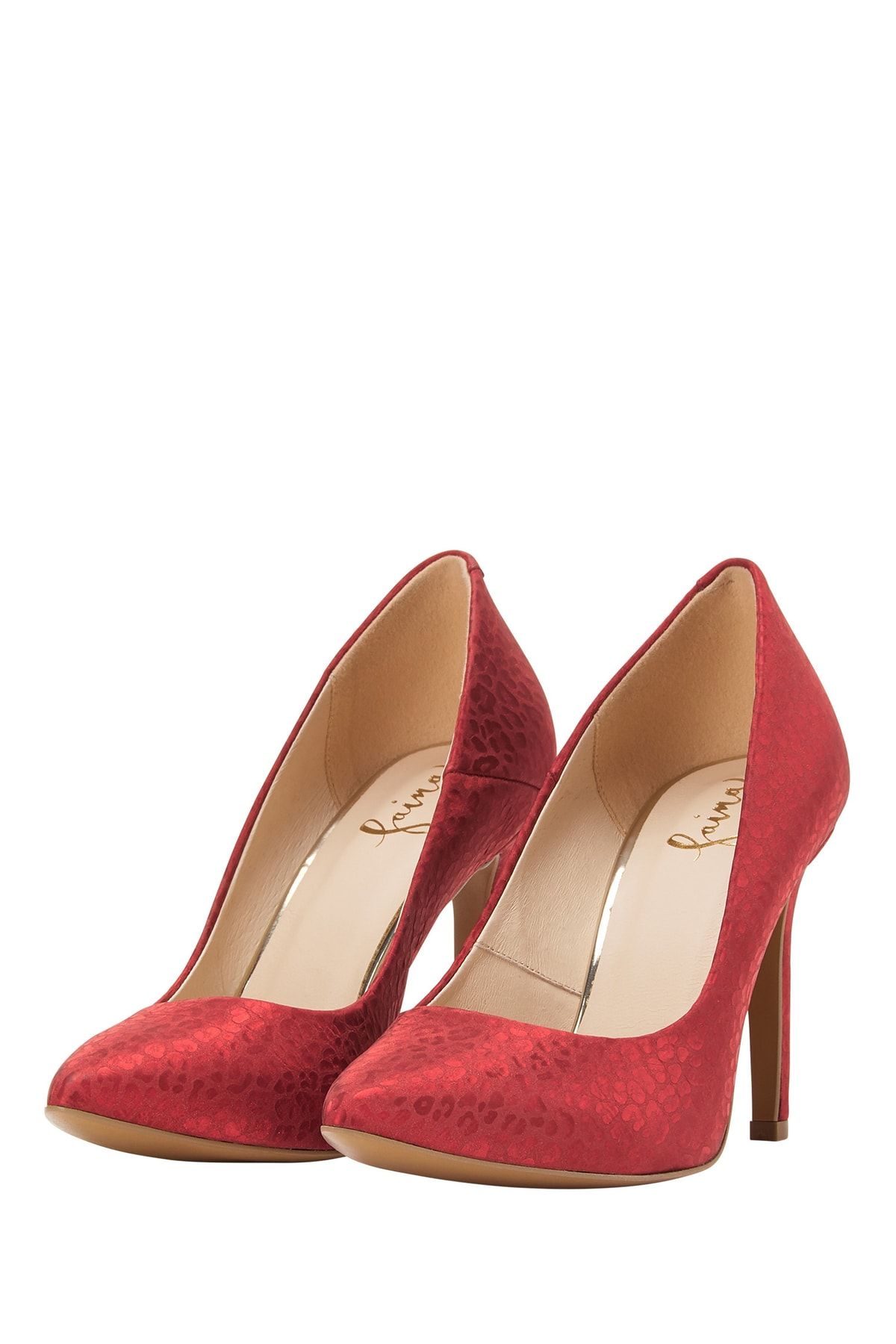 Faina High Heels Rot Pfennigabsatz/Stiletto Fast ausverkauft FN9141