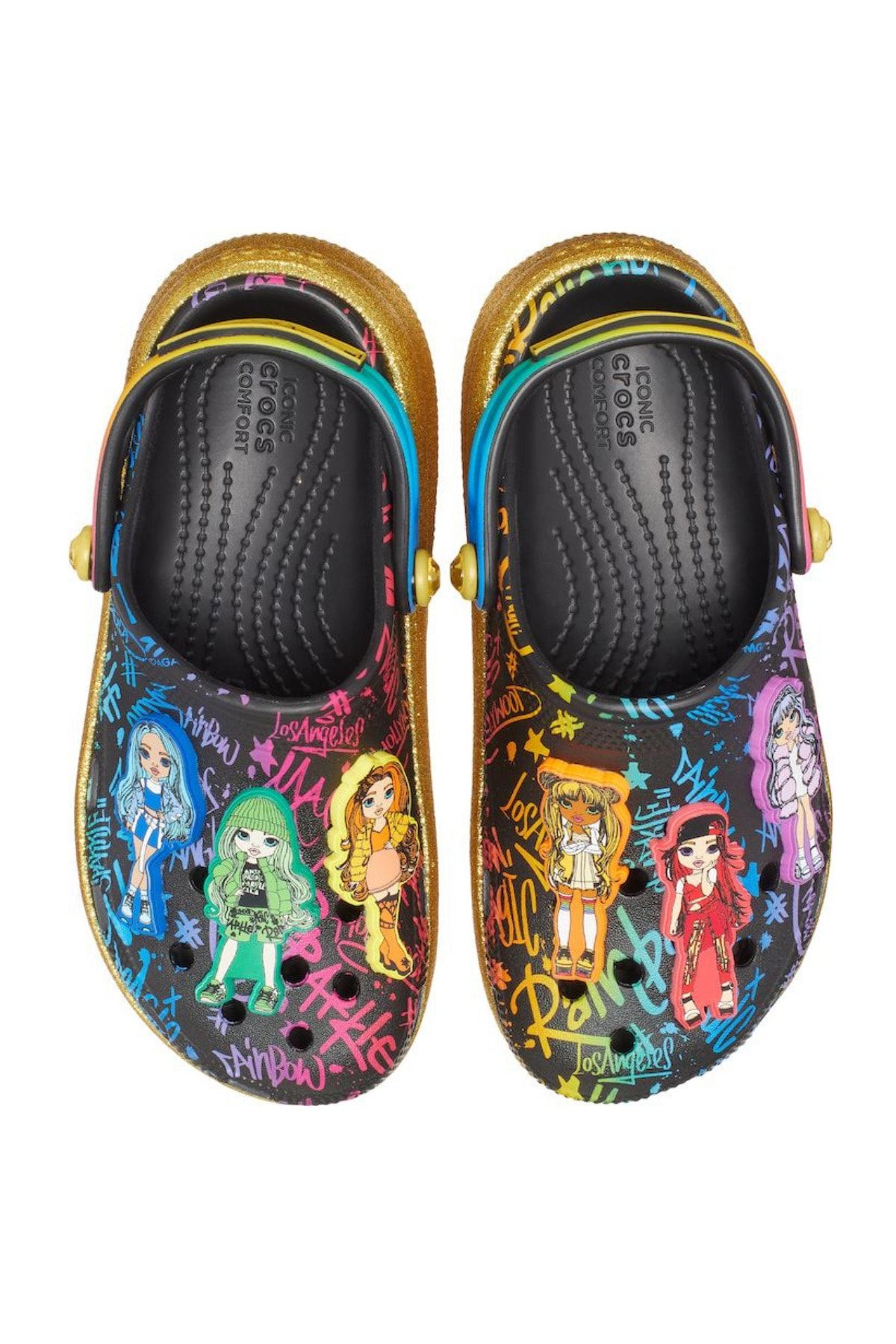 Crocs-Classic Rainbow High Cutie Girl's Slippers 4