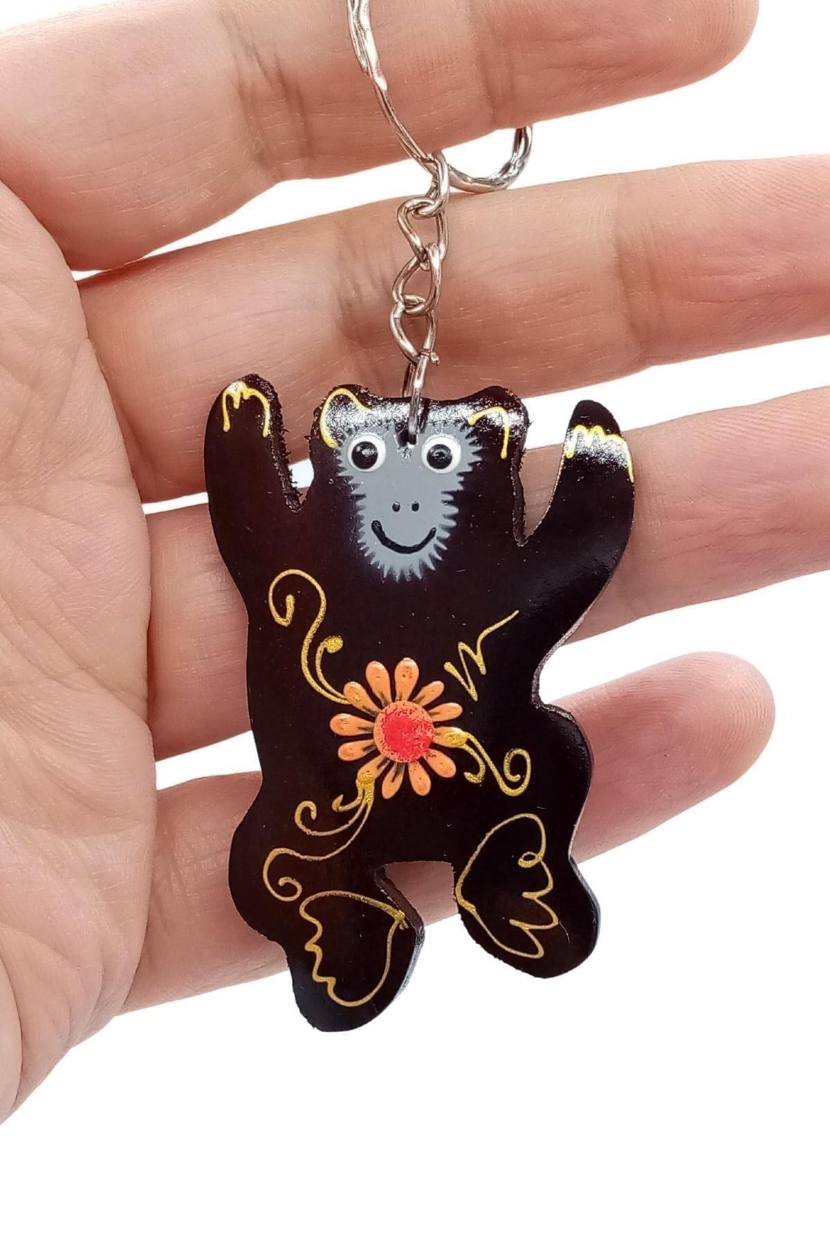 Dünyadan Hediyeler-Coconut Monkey Keychain Gift Pack of Four 3