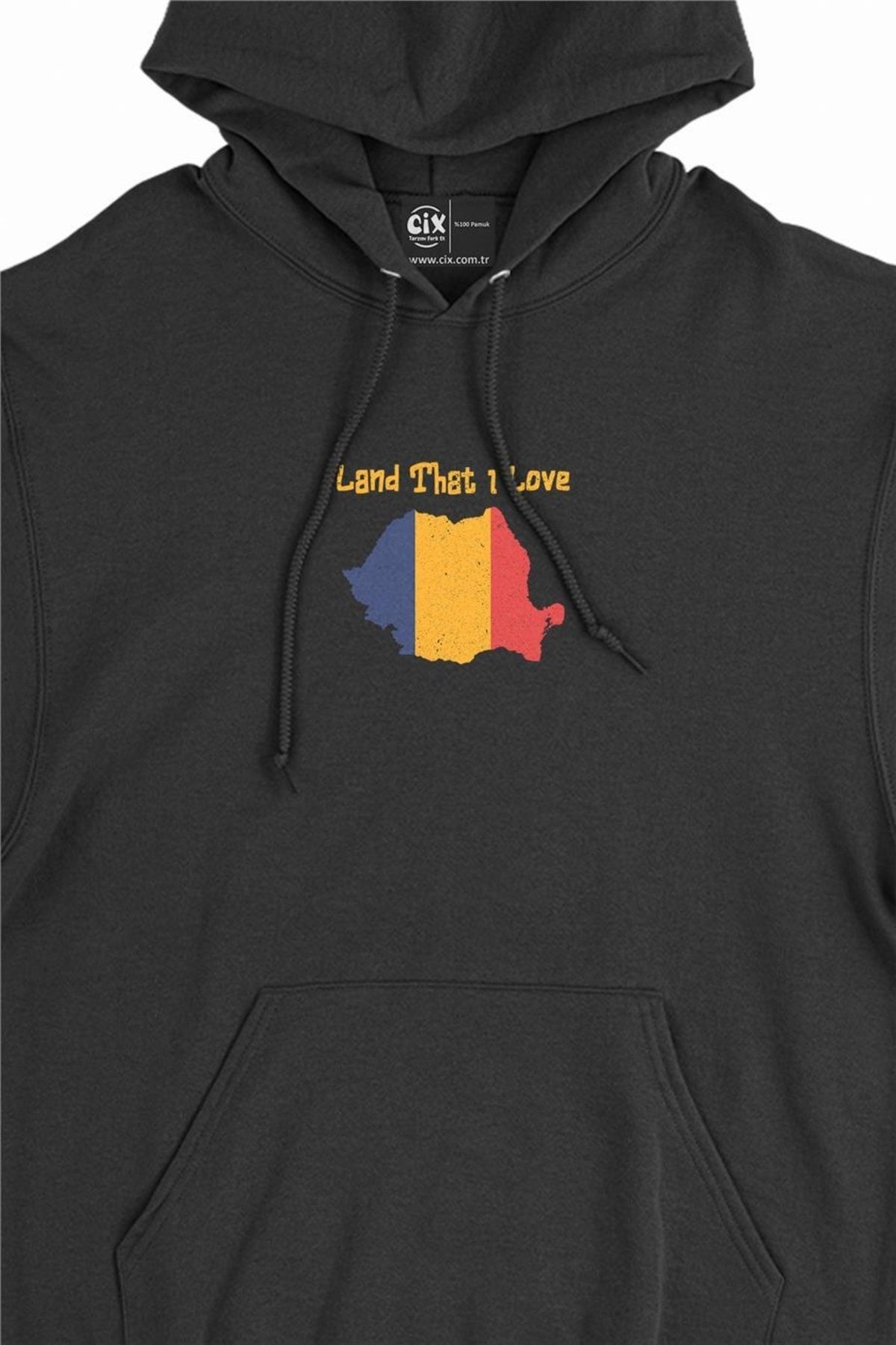 Cix-Land That I Love Romania Hanorac cu glugă Minimal 2