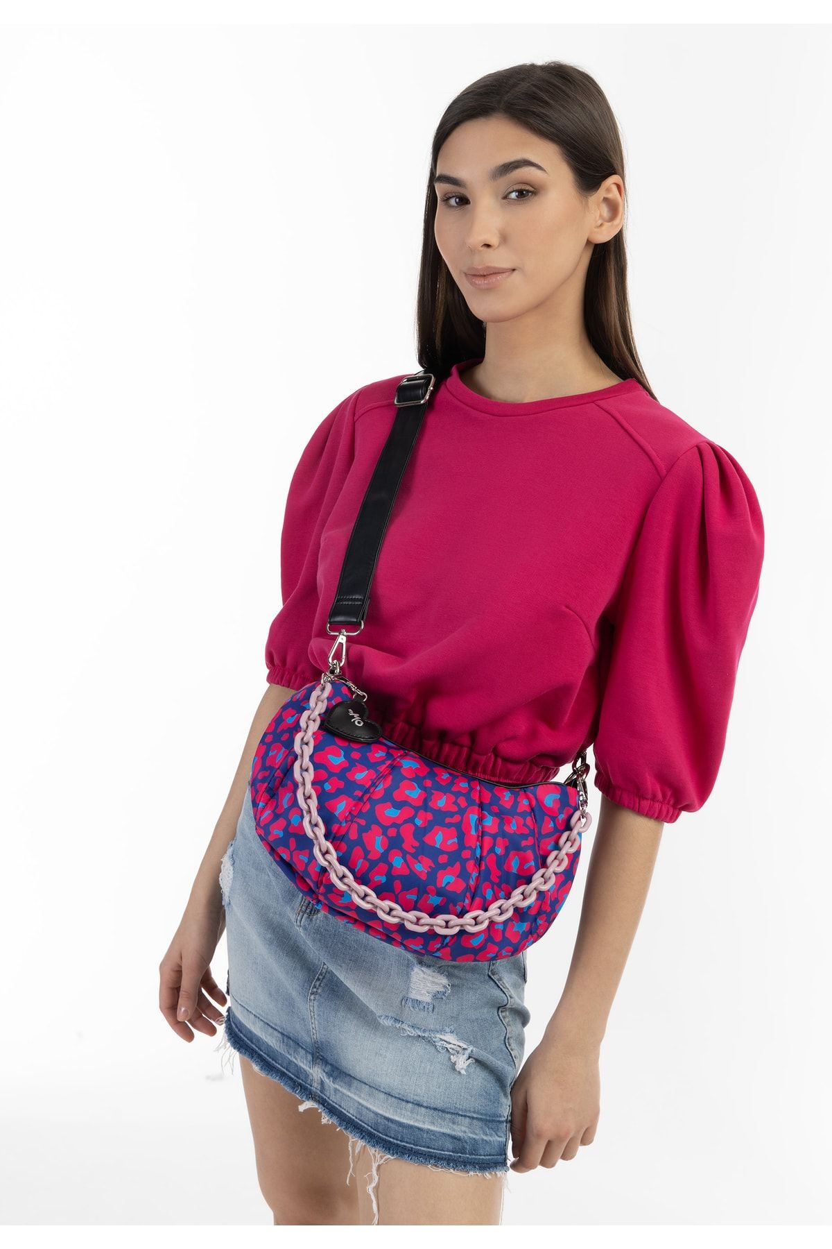 myMo Clutch Mehrfarbig Print