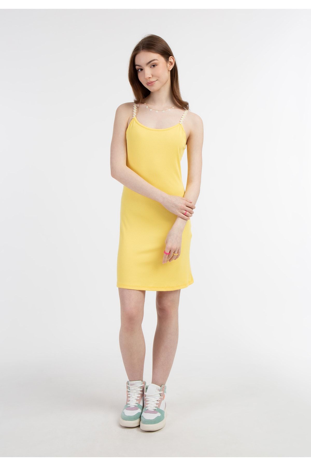 myMo Kleid Gelb Basic