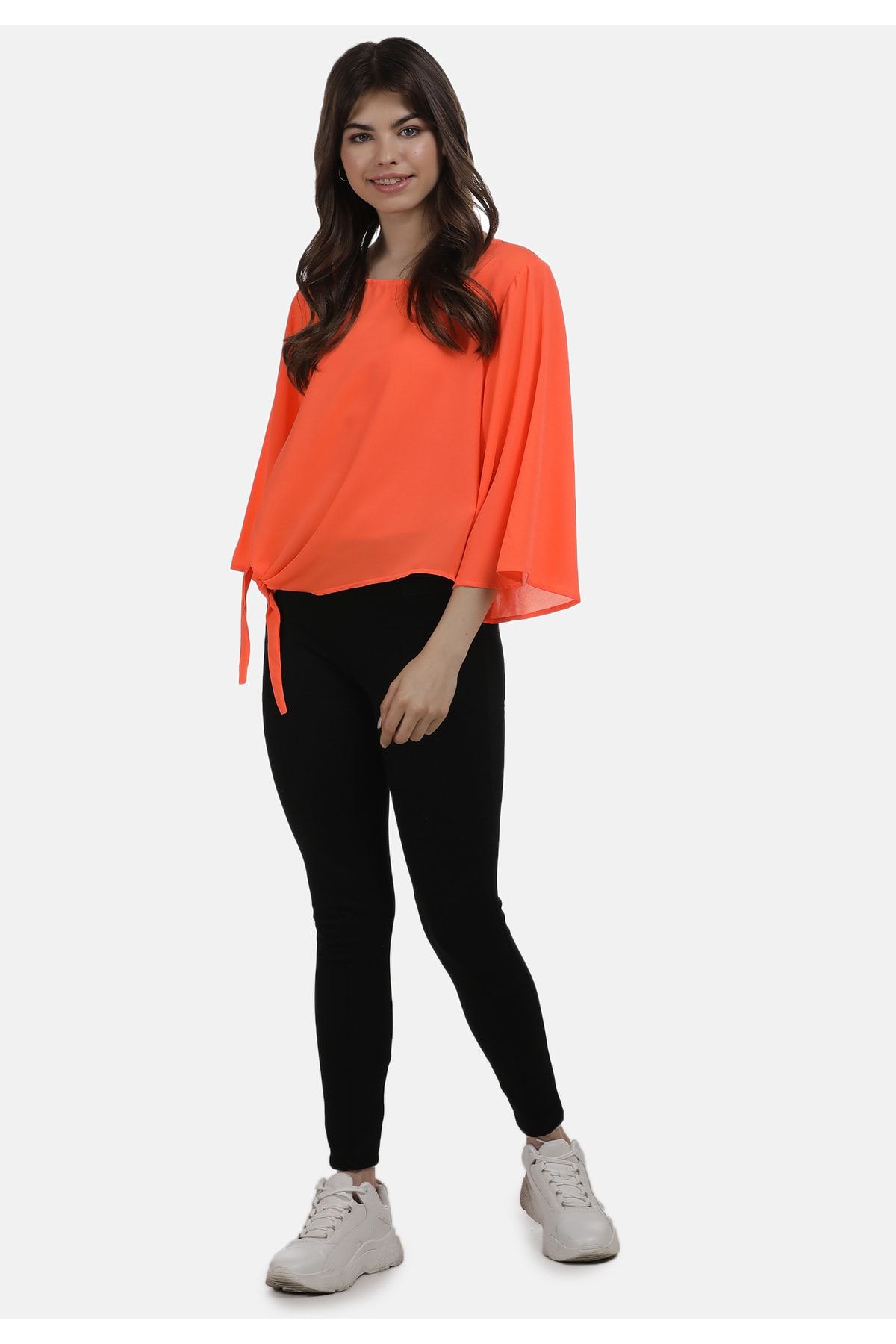 myMo Bluse Orange Regular Fit Fast ausverkauft QV7853