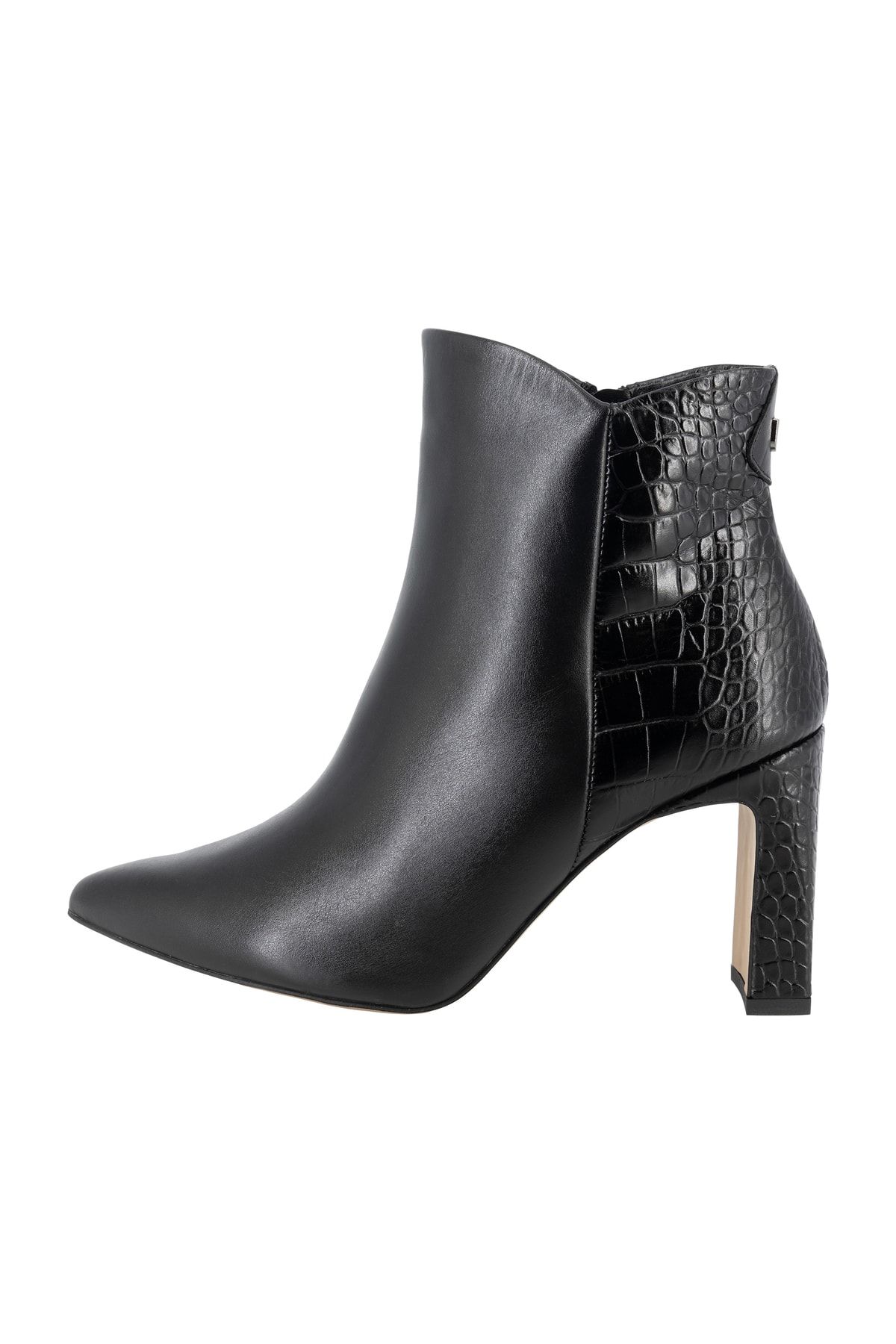 Faina Stiefelette Schwarz Blockabsatz Fast ausverkauft