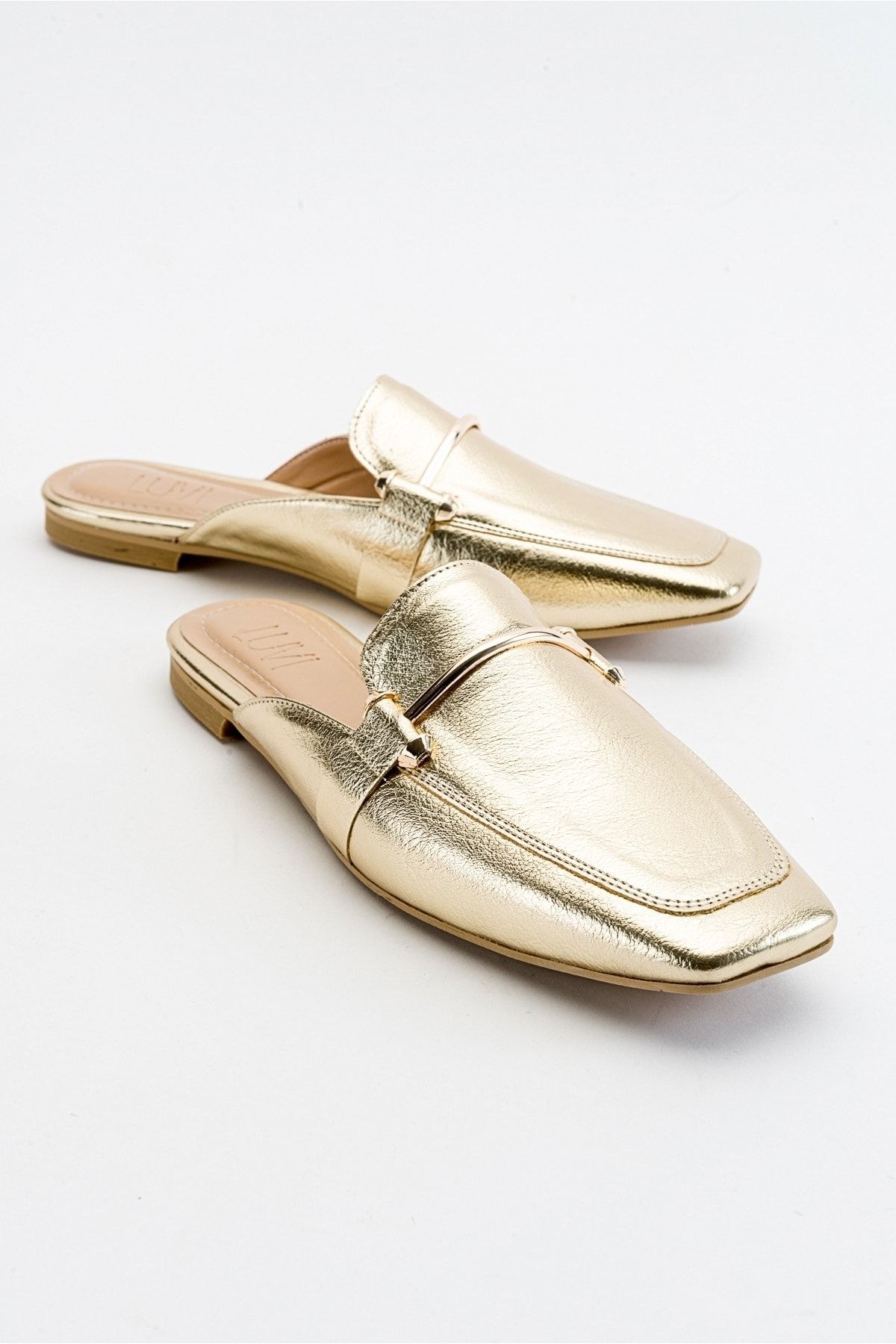 دمپایی زرد زنانه طلای Ronda اورجینال luvishoes