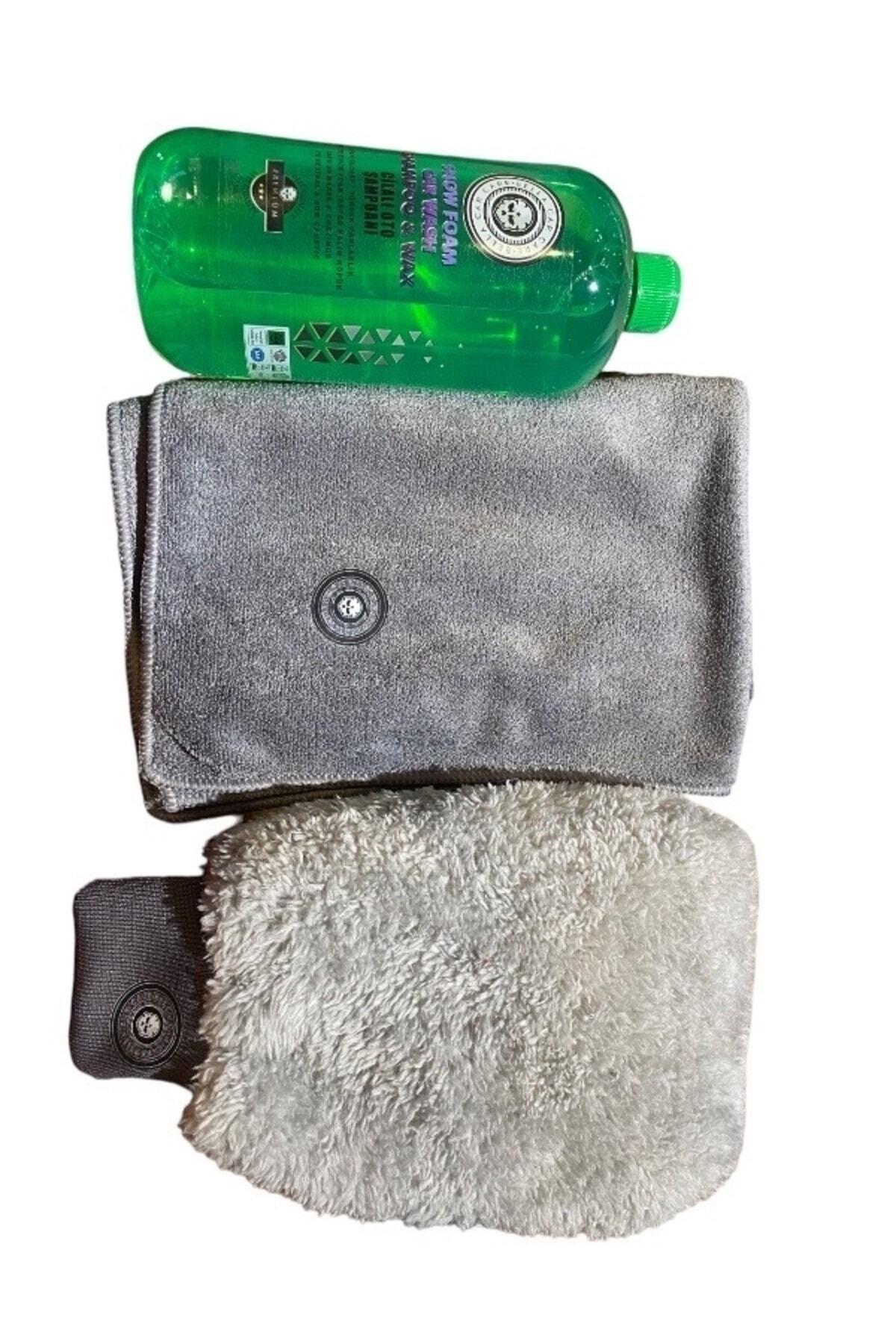 BELLA CAR CARE 3’lü Efsane Araç Araba Oto Yıkama Ve Bakım Seti Temizlik