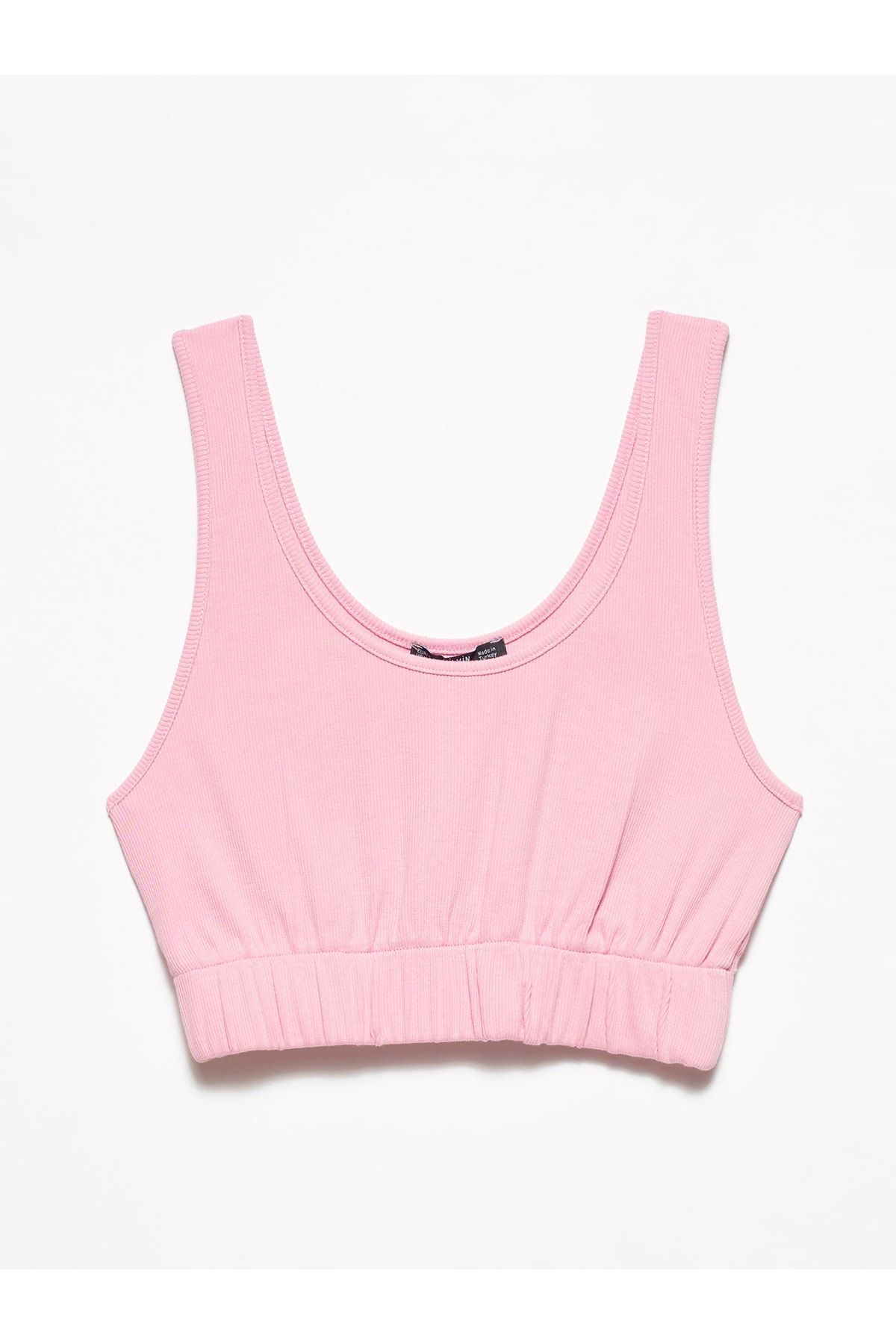 Dilvin Bustier Rosa Unifarben Fast ausverkauft