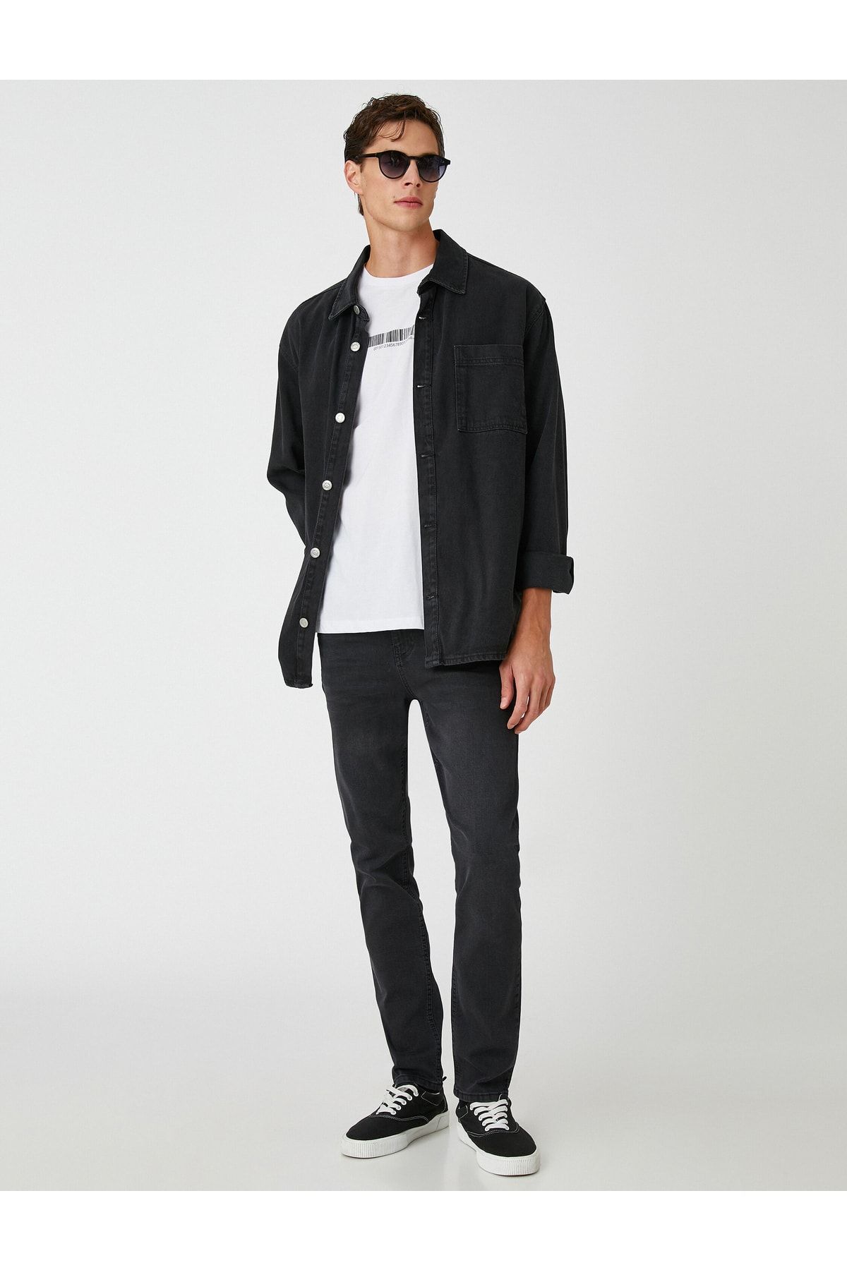 Koton Jeans Schwarz Slim