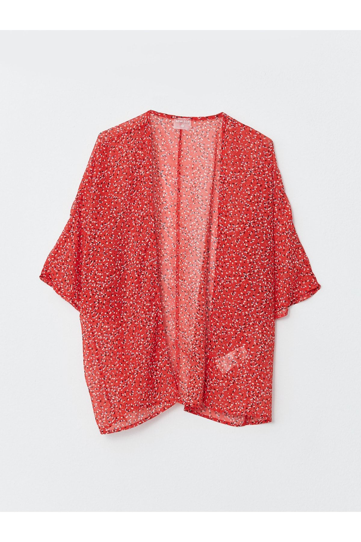 Şal Yaka Desenli Kadın Kimono