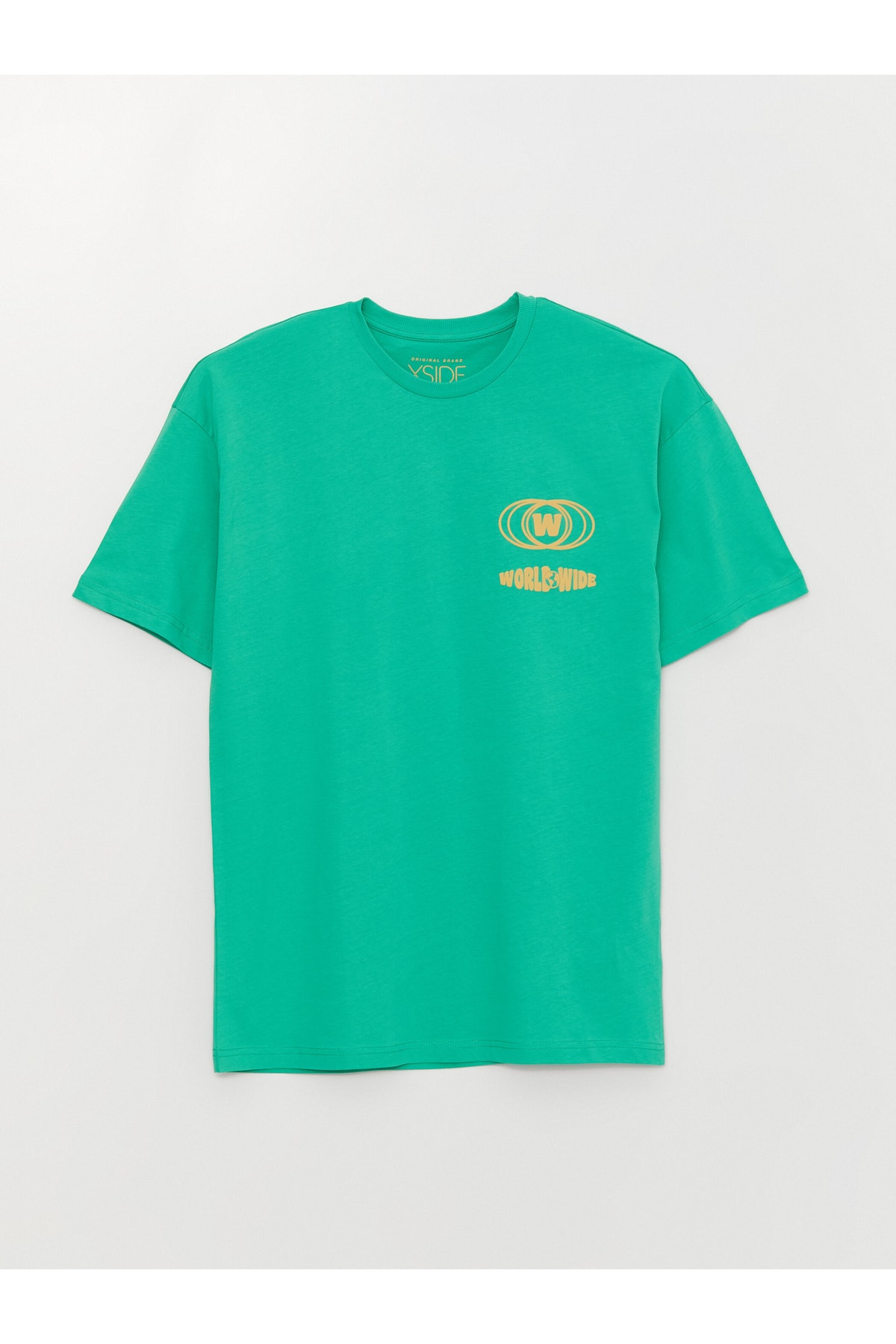 LC Waikiki T-Shirt Grün Regular Fit Fast ausverkauft
