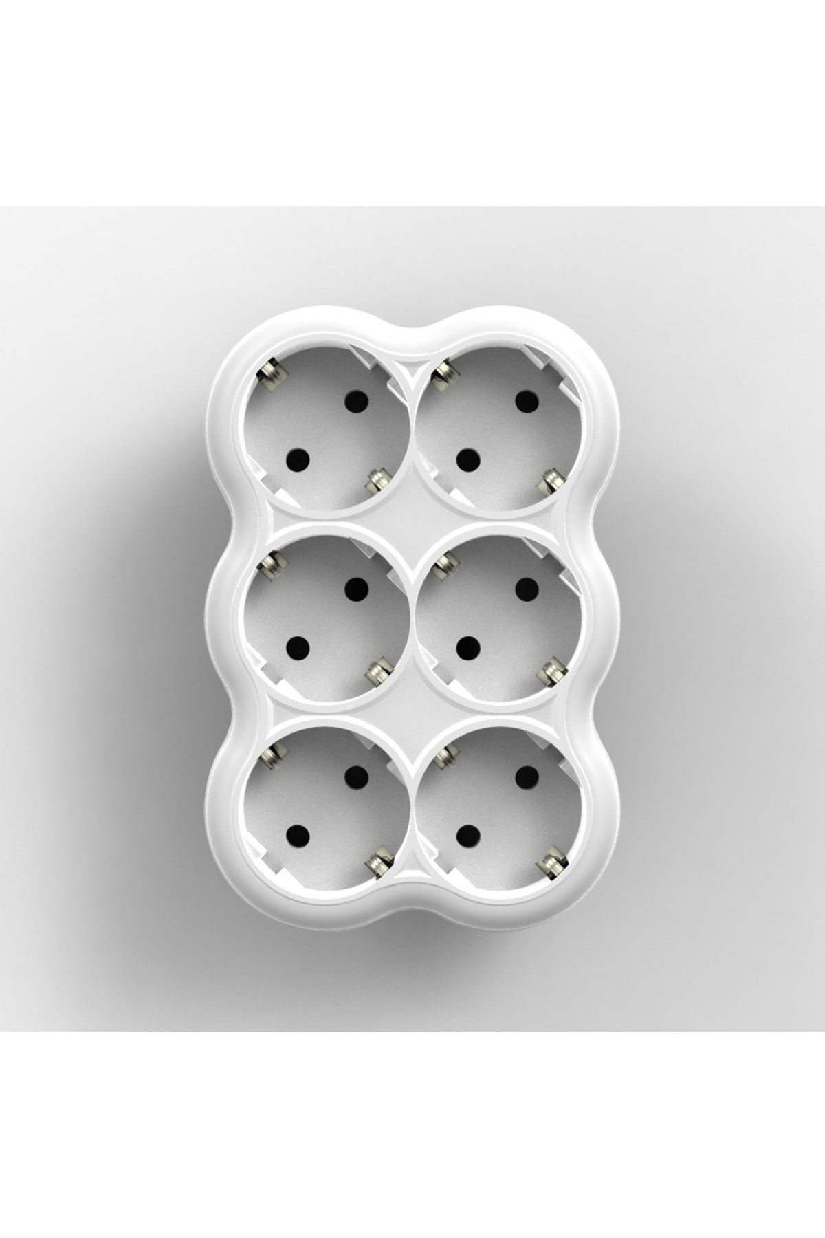 Toptancı Amca-Hexagonal Grounded Plug Socket Multiplier Socket Plug Golyat Multiple Socket 1