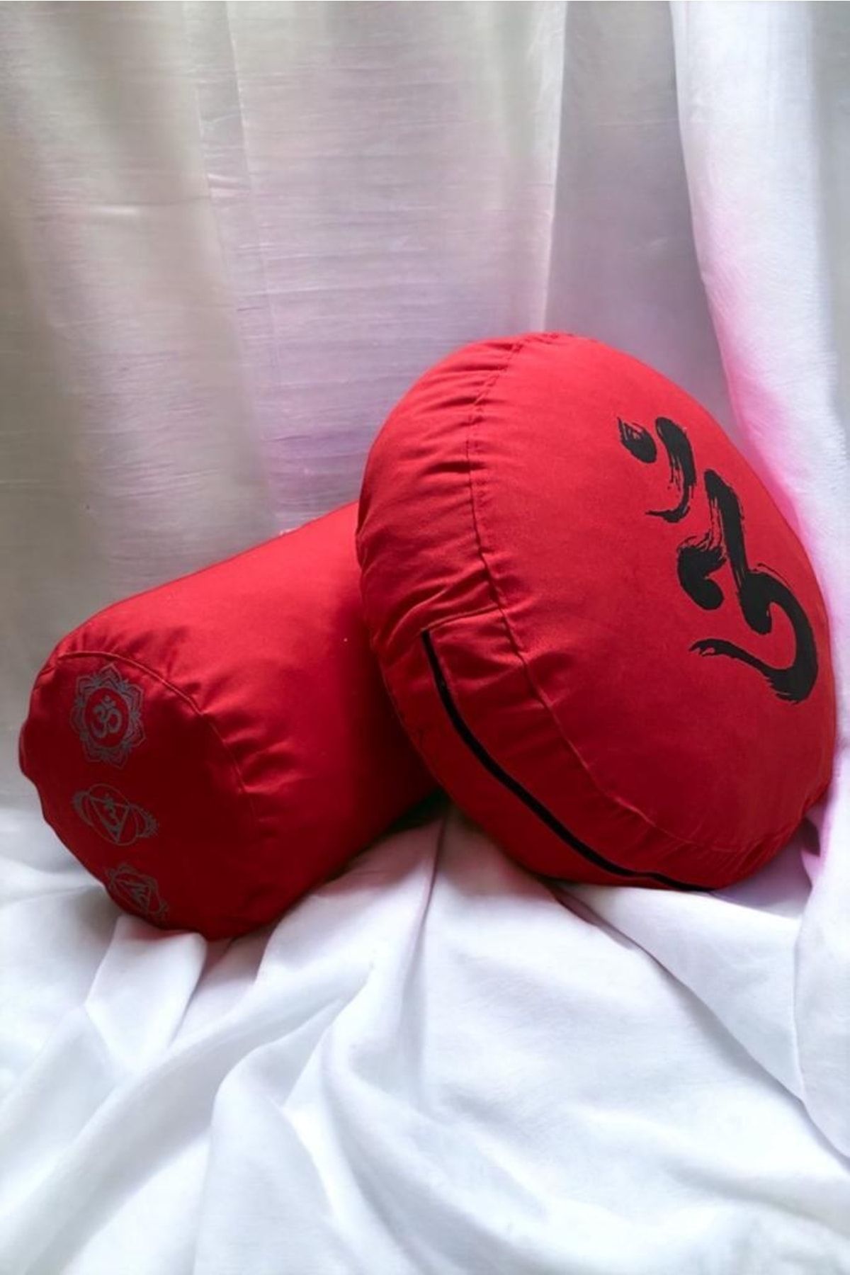 مت یوگا قرمز کوسن مدیتیشن و Bolster سریال ویژه فصل جدید طرح دار REMEGE