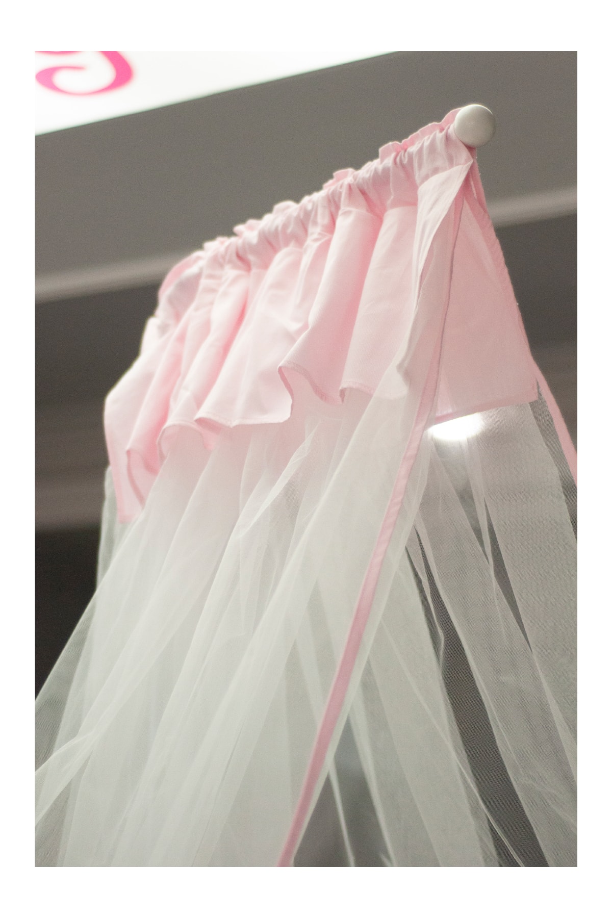 Kista Baby Cibinlik Bebek Beşik Cibinliği L Pembe fotoğrafı 2 (önizleme)