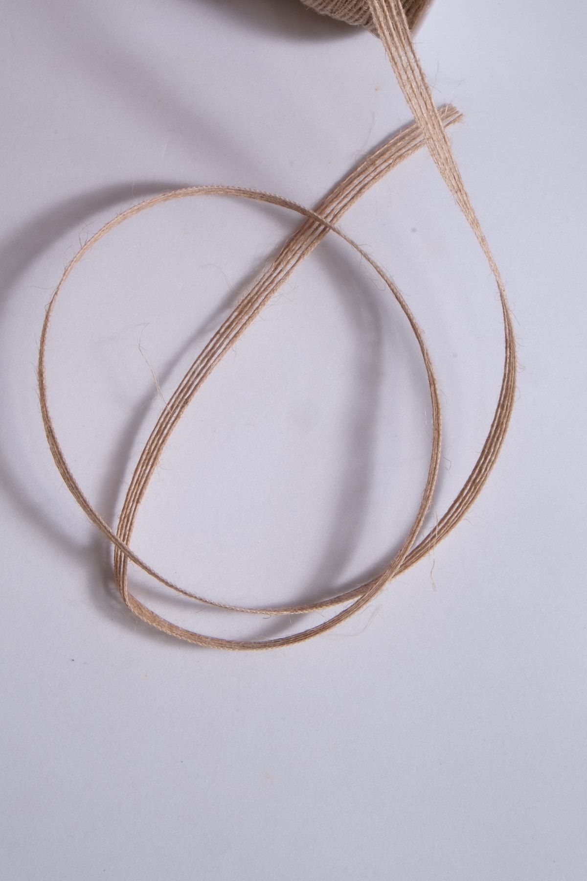 20 Metre Şerit Jüt Kurdele 6mm Kurdele