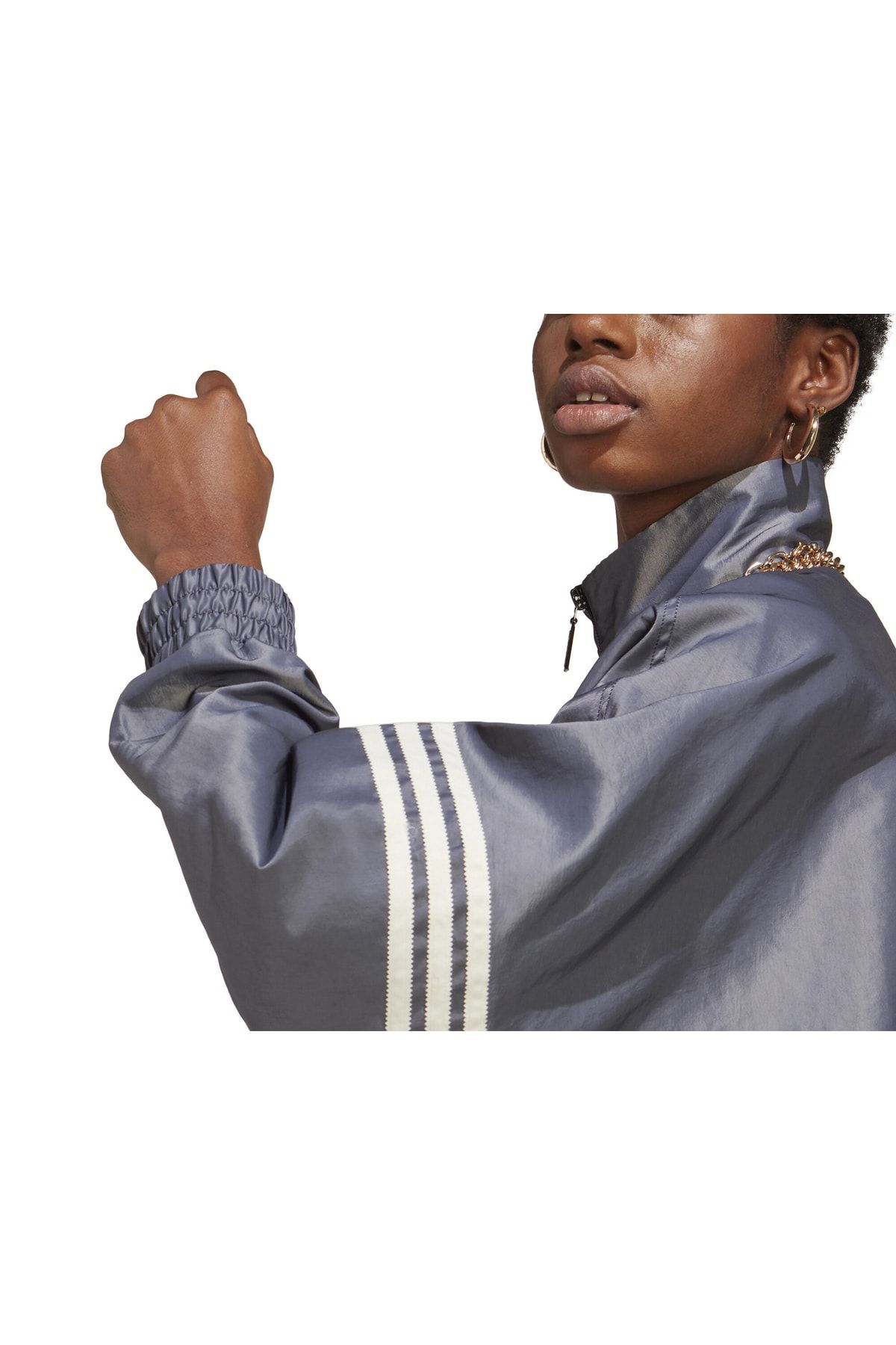 adidas Jacket Purple Regular fit Trendyol