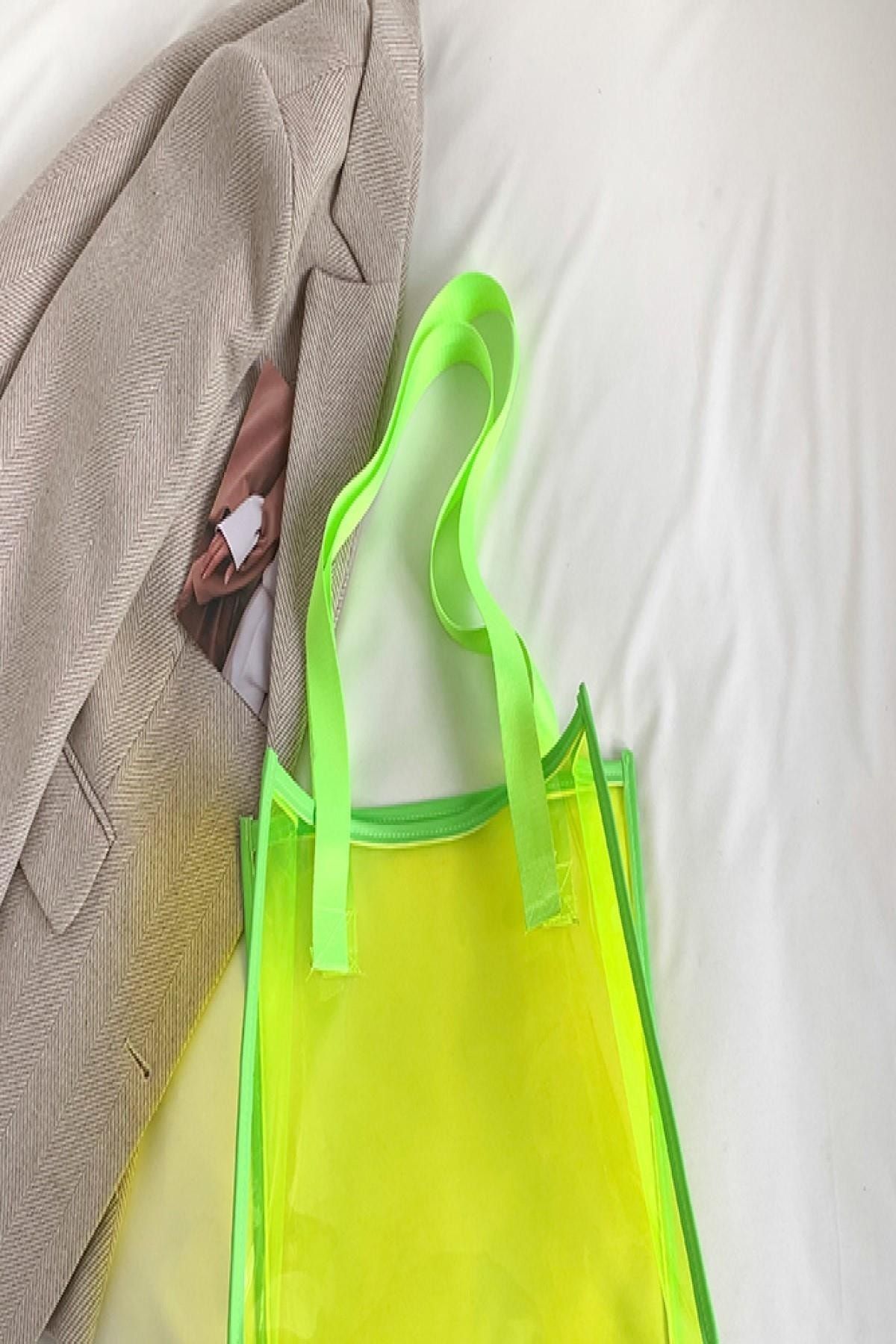 Lime green best sale purse forever 21