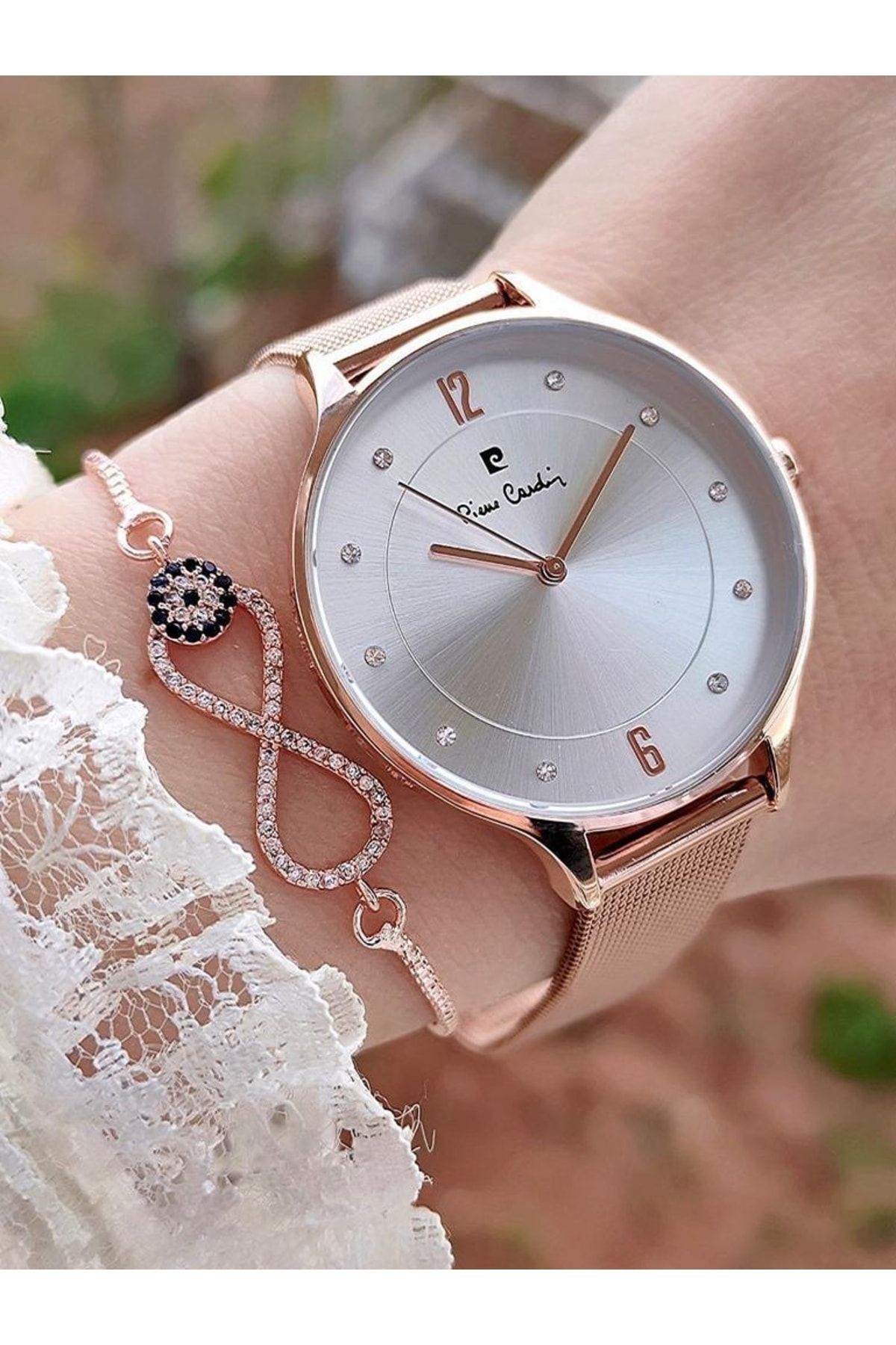 Pierre Cardin Watch Pink Solid color