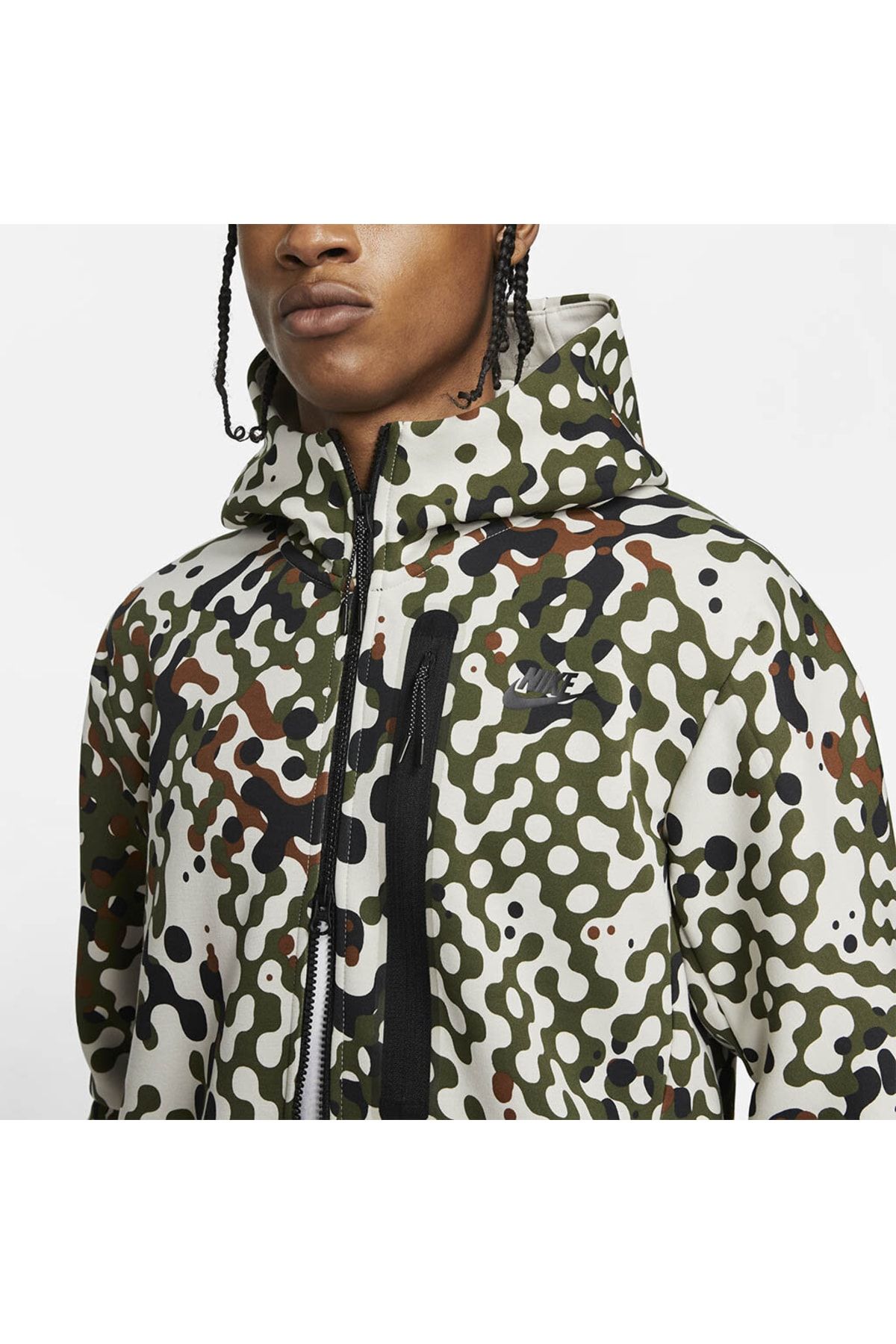 Mens green nike jacket deals