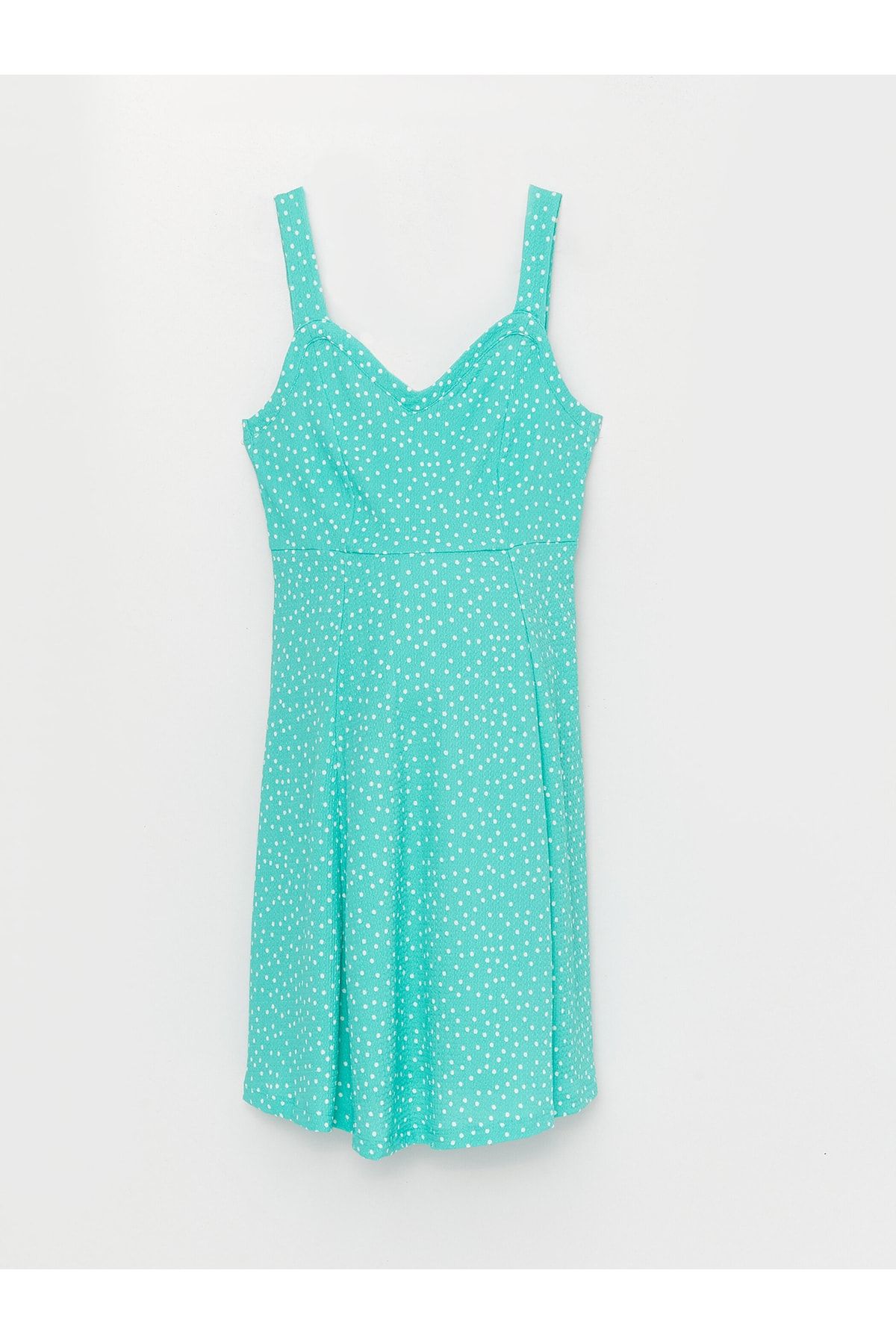 LC Waikiki Kleid Grün A-Linie