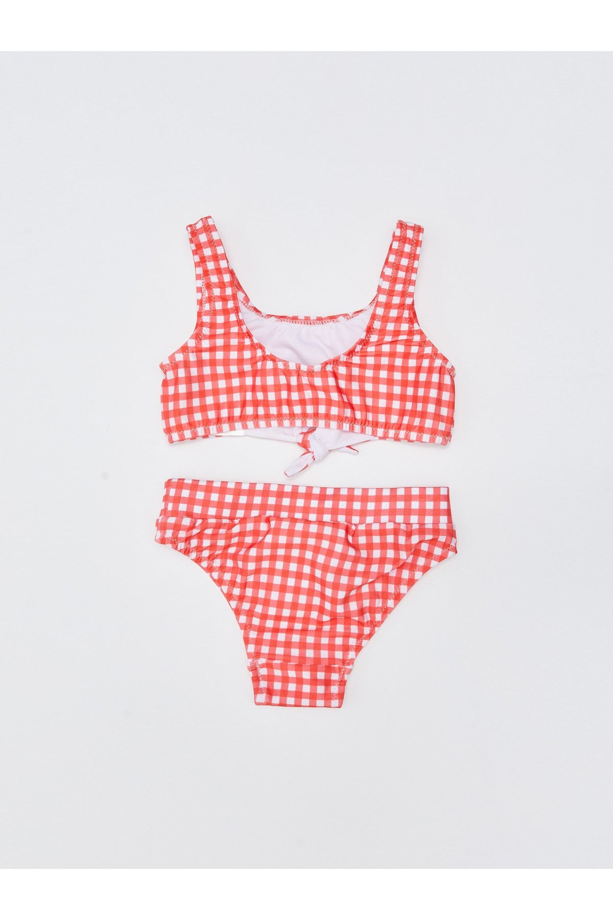 LC Waikiki-Zestaw bikini dla dziewczynki z elastycznego materiału z nadrukiem Myszki Minnie 2