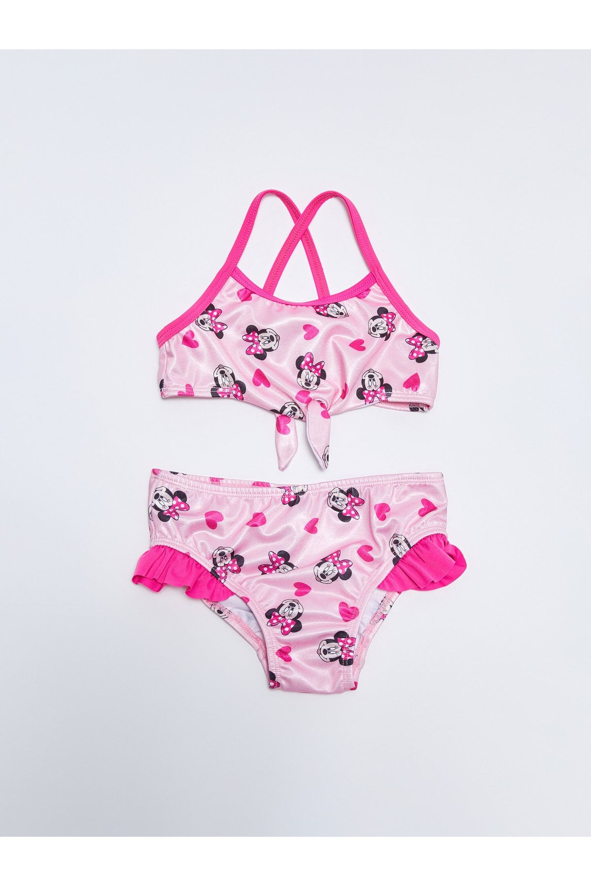 LC Waikiki Zestaw Bikini Dla Dziewczynki Z Nadrukiem Myszki Minnie Kobieta - 9–12 months
