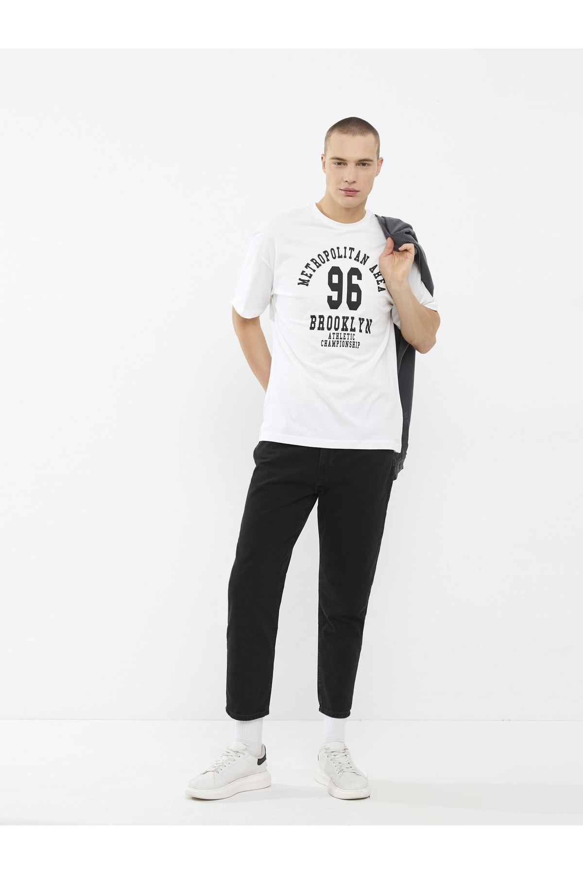 تیشرت مردانه سفید ال سی وایکیکی | S2GC05Z8KE8 اورجینال - تصویر 2