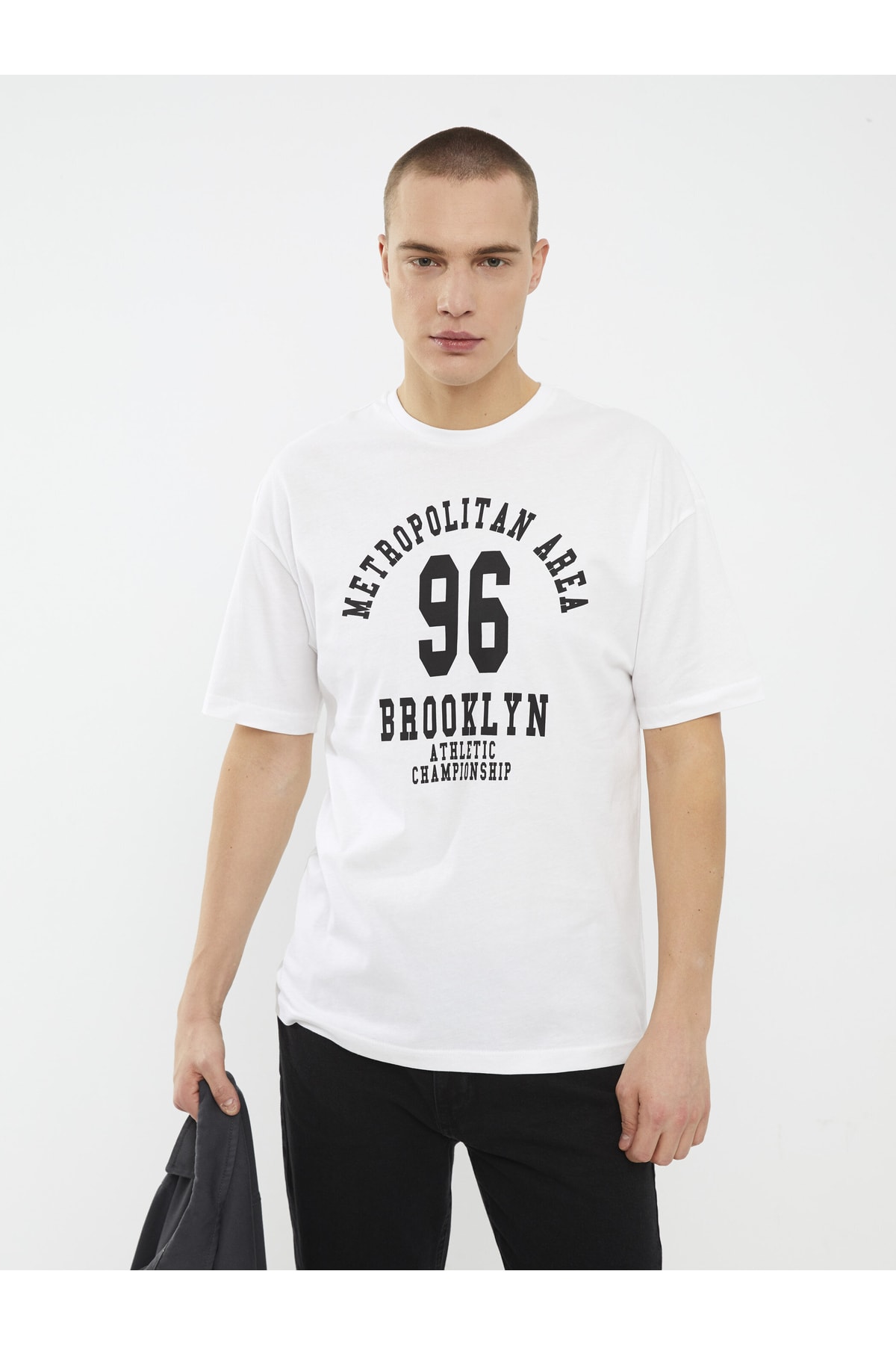 تیشرت مردانه سفید ال سی وایکیکی | S2GC05Z8KE8 اورجینال - تصویر 3