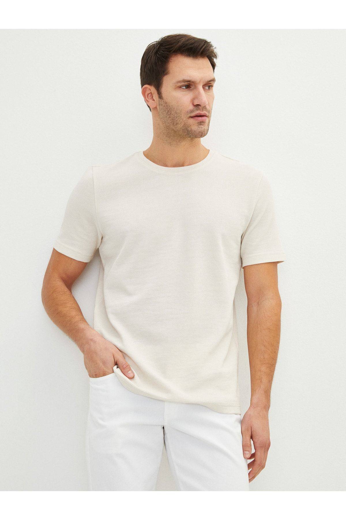 LC Waikiki T-Shirt Dunkelblau Regular Fit