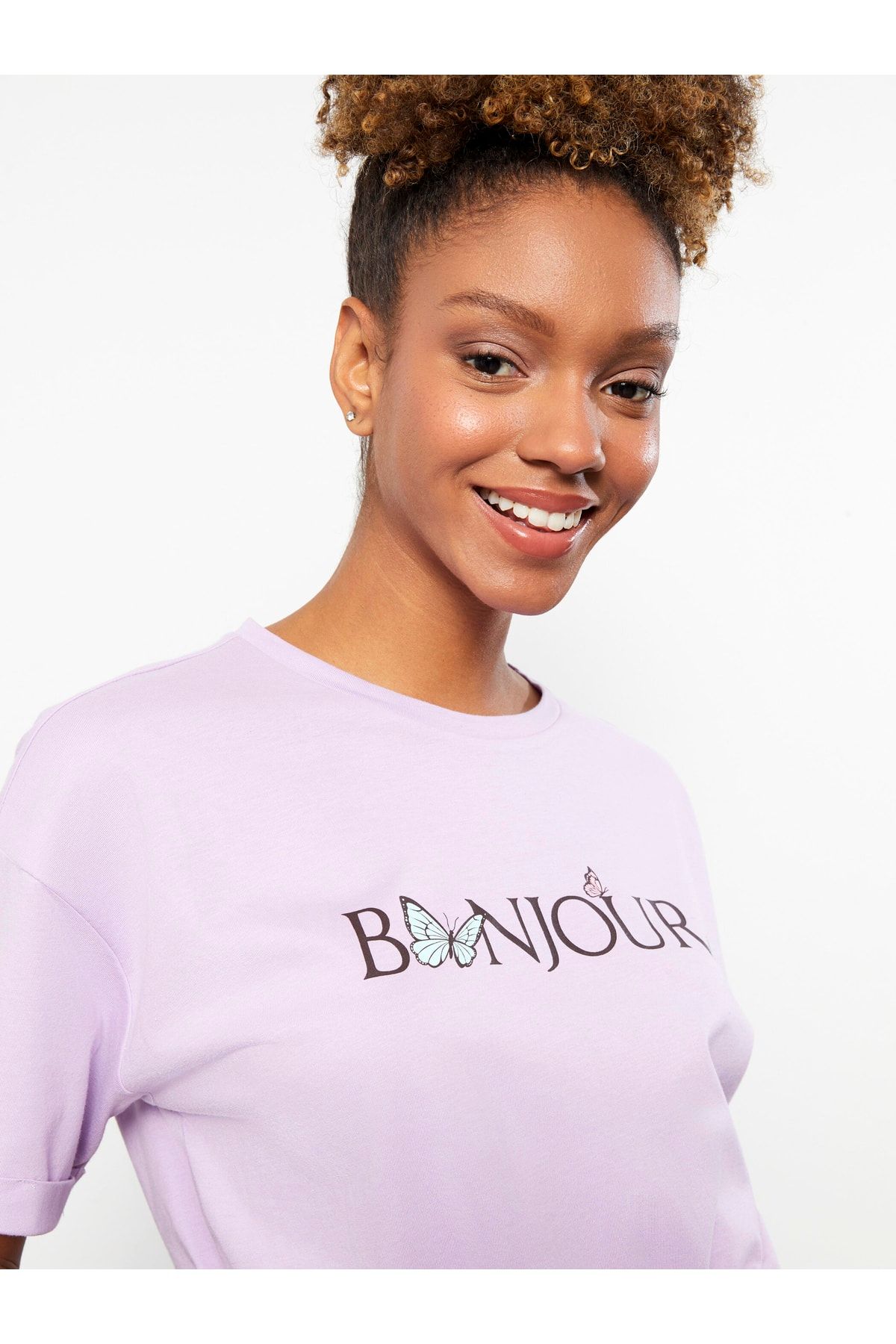 Lila t shirt 2025 dames