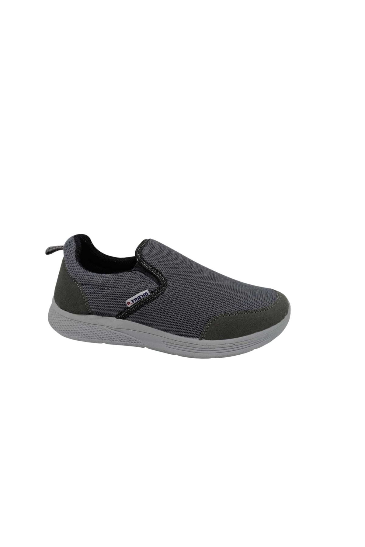 Zerhan Pantofi Sport Pentru Bărbați, Gri Din Plasă, Fără Șireturi, Pentru Utilizare Zilnică Masculin - 40
