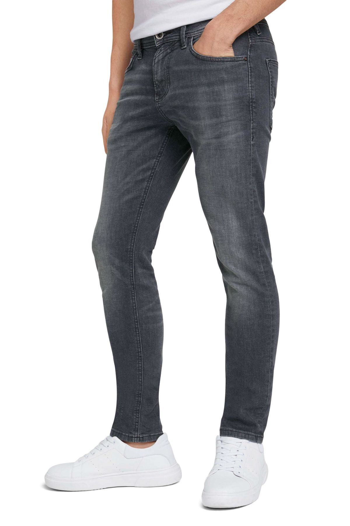 Tom Tailor Denim Jeans - Gray - Skinny - Trendyol