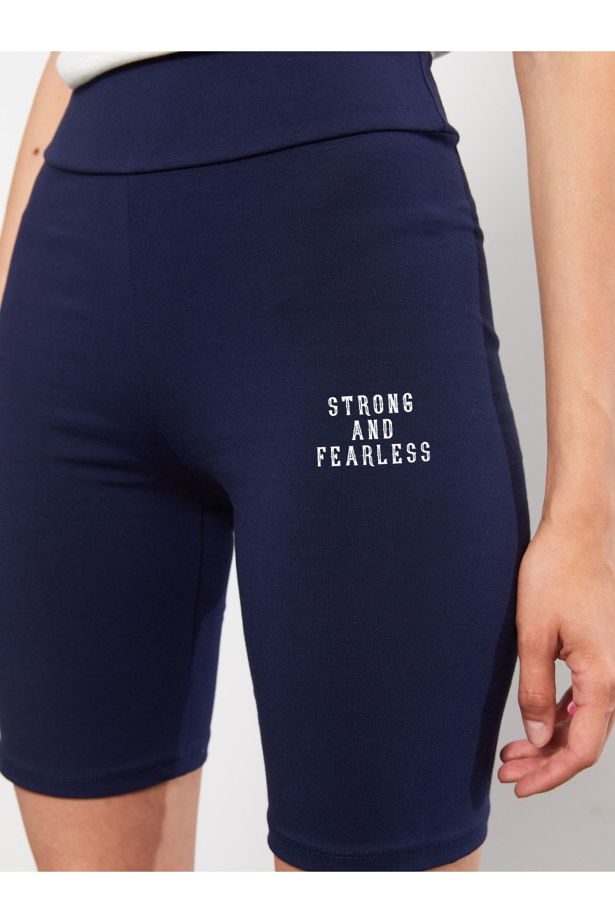 LC Waikiki Leggings Dunkelblau Mittlerer Bund Fast ausverkauft EH9049