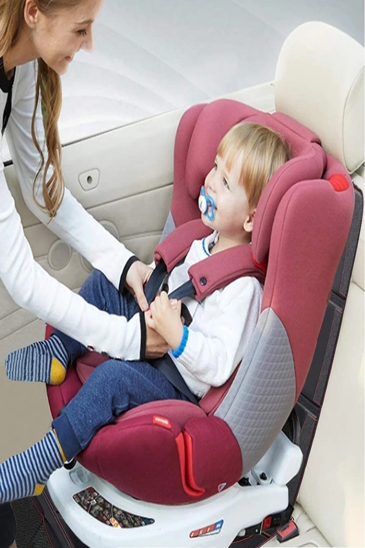 Genel Markalar Isofix Girişli Oto Çocuk Koltuğu Koruyucu Oto Kılıfı Ana Kucağı Puset Koruma Koltuk Minderi fotoğrafı 4 (önizleme)