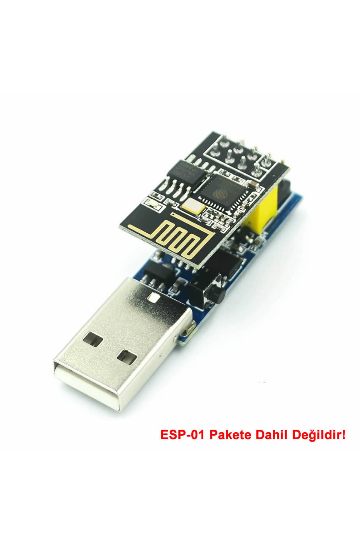 Esp-01 Ch340 Usb Bağlantı Adaptörü Uyumlu Reset Butonlu Esp01 Esp8266 Esp-01s Wifi Modül Ayar 6