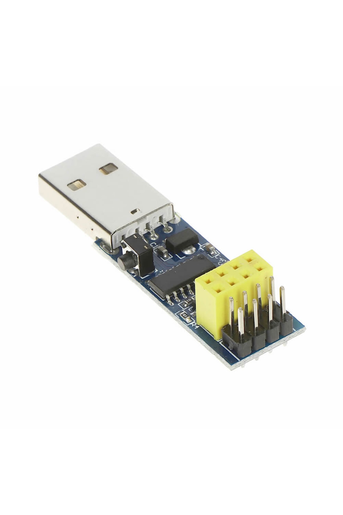 Esp-01 Ch340 Usb Bağlantı Adaptörü Uyumlu Reset Butonlu Esp01 Esp8266 Esp-01s Wifi Modül Ayar 7
