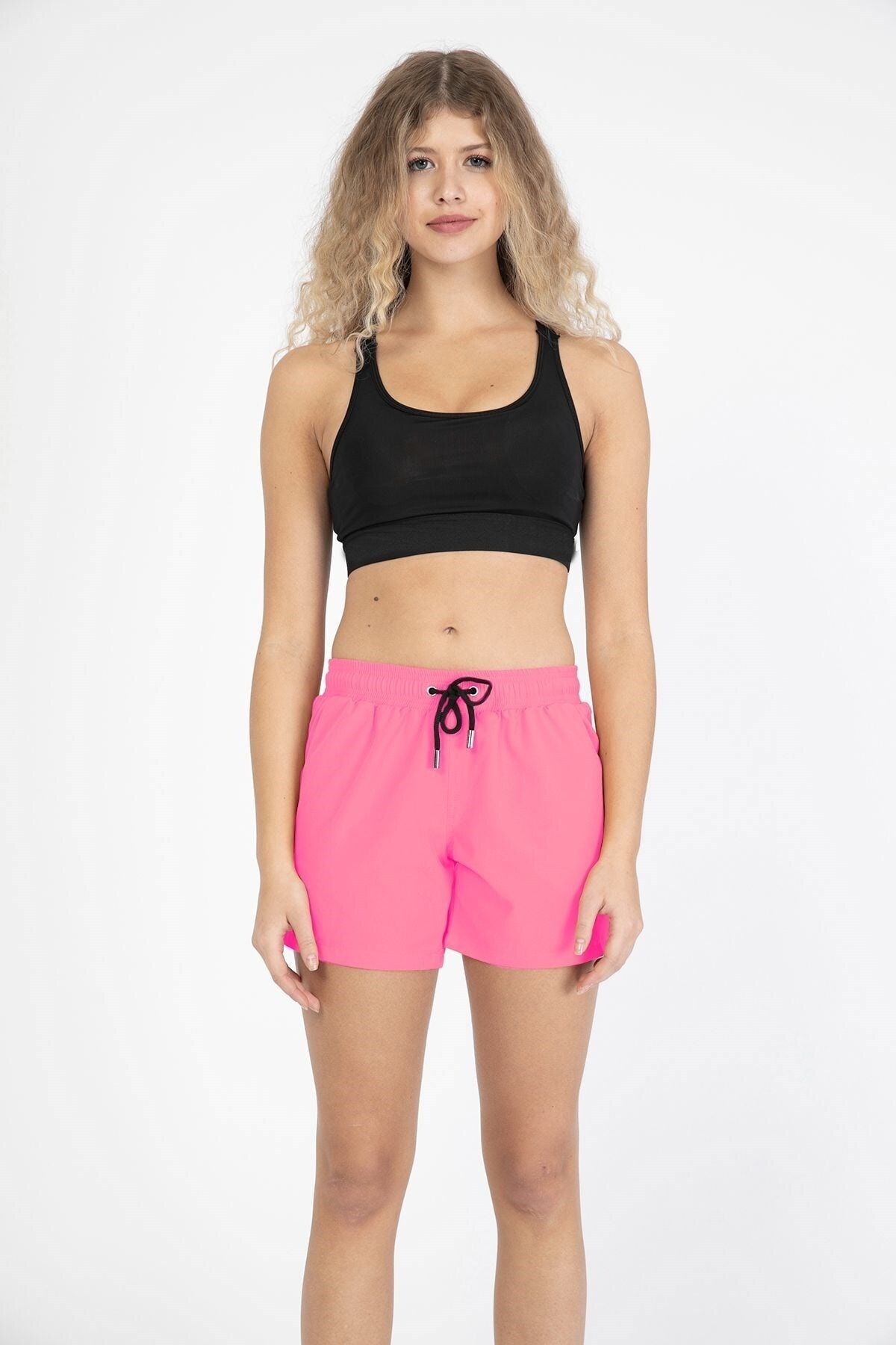 C City Women s Lycra Swim Shorts Pink