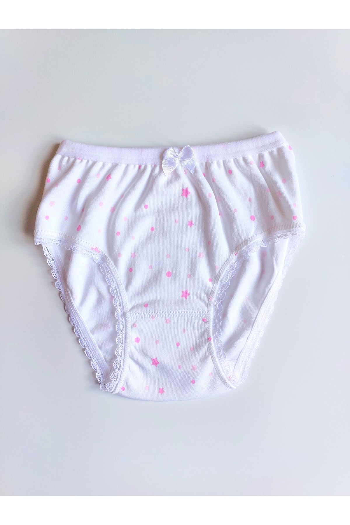 ÇebiKids Kız Çocuk Pamuklu İp Askılı Atlet-Slip Külot Takım fotoğrafı 5 (önizleme)